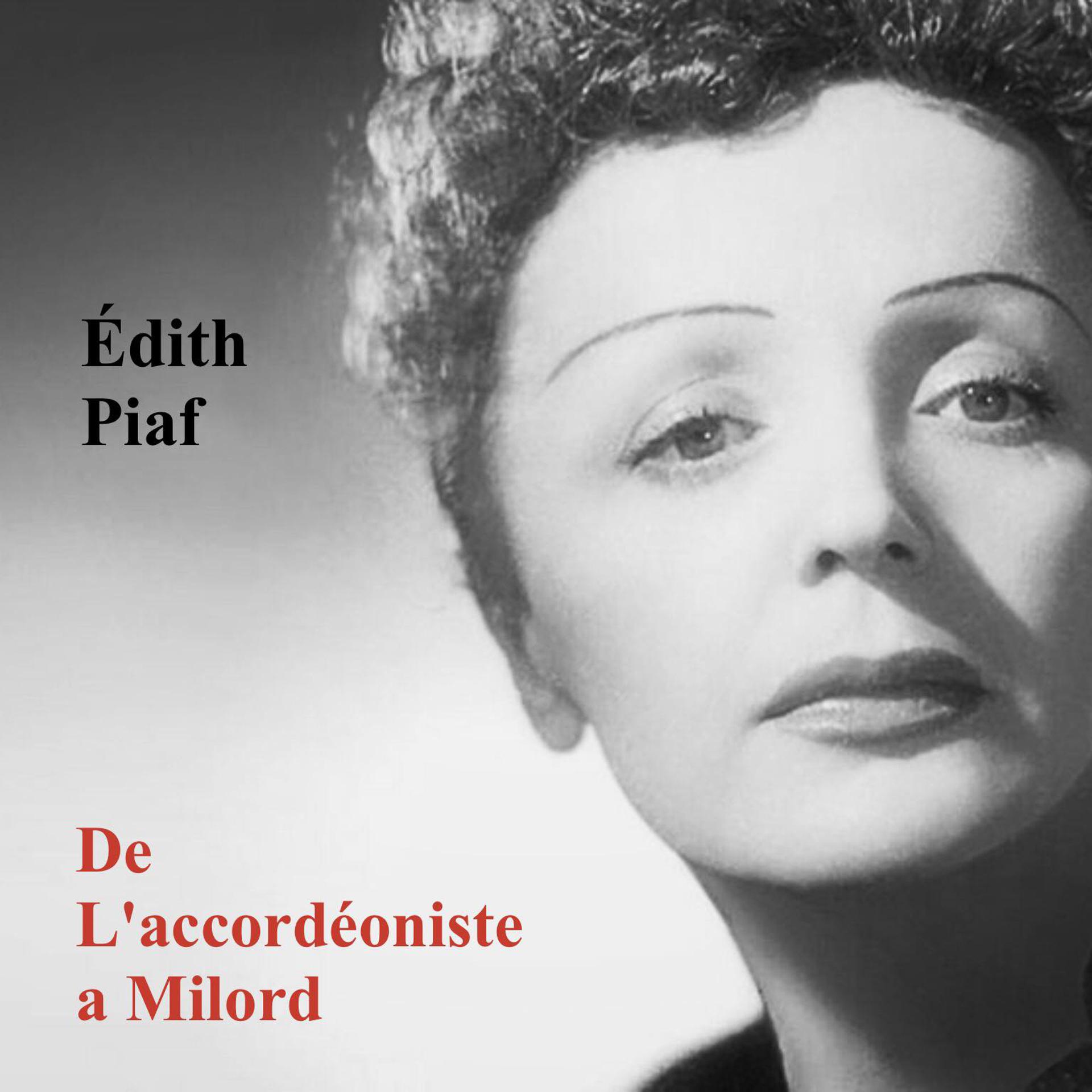 Постер альбома De L'accordéoniste a Milord
