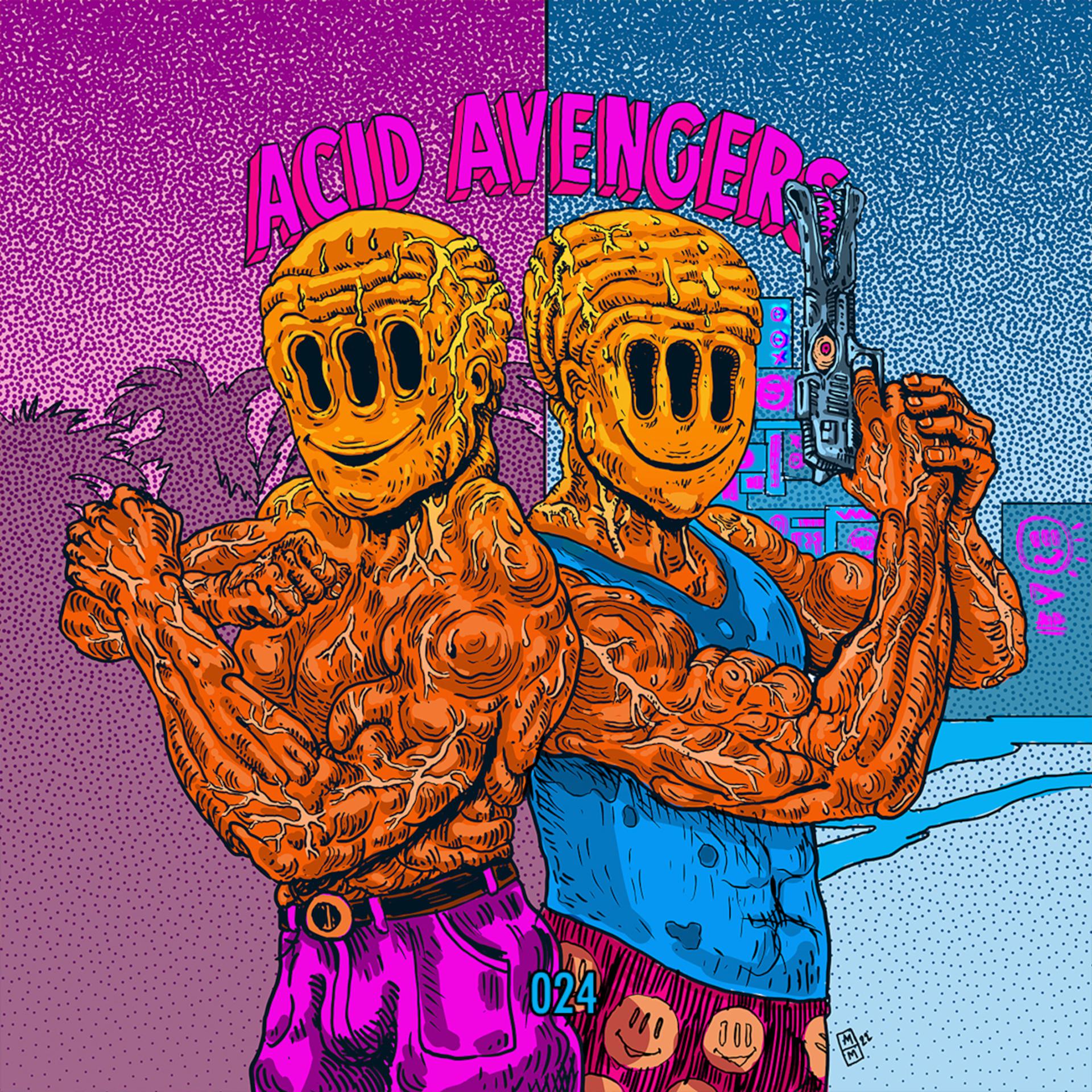 Постер альбома Acid Avengers 024