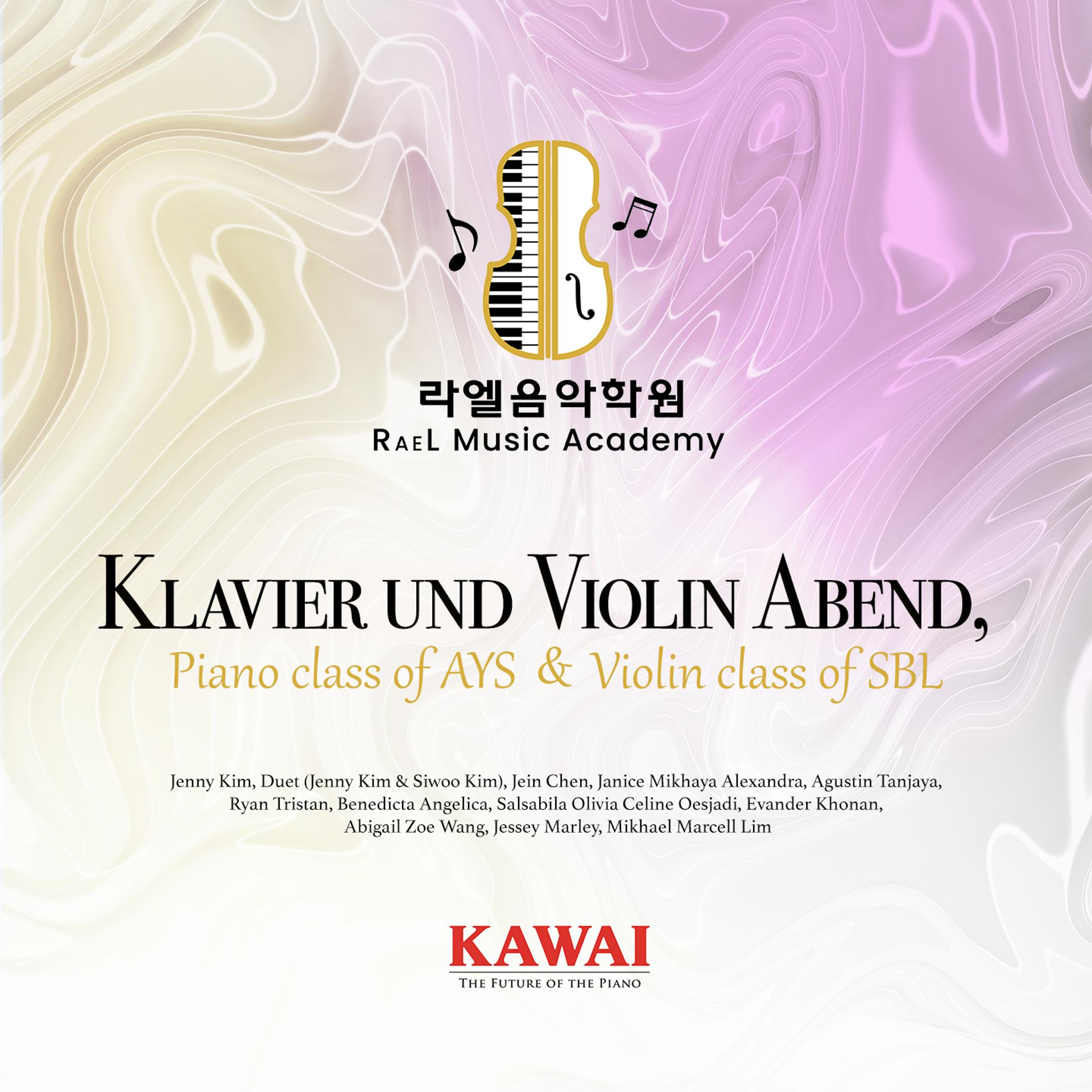 Постер альбома KLAVIER UND VIOLIN ABEND, Piano class of AYS and Violin class SBL