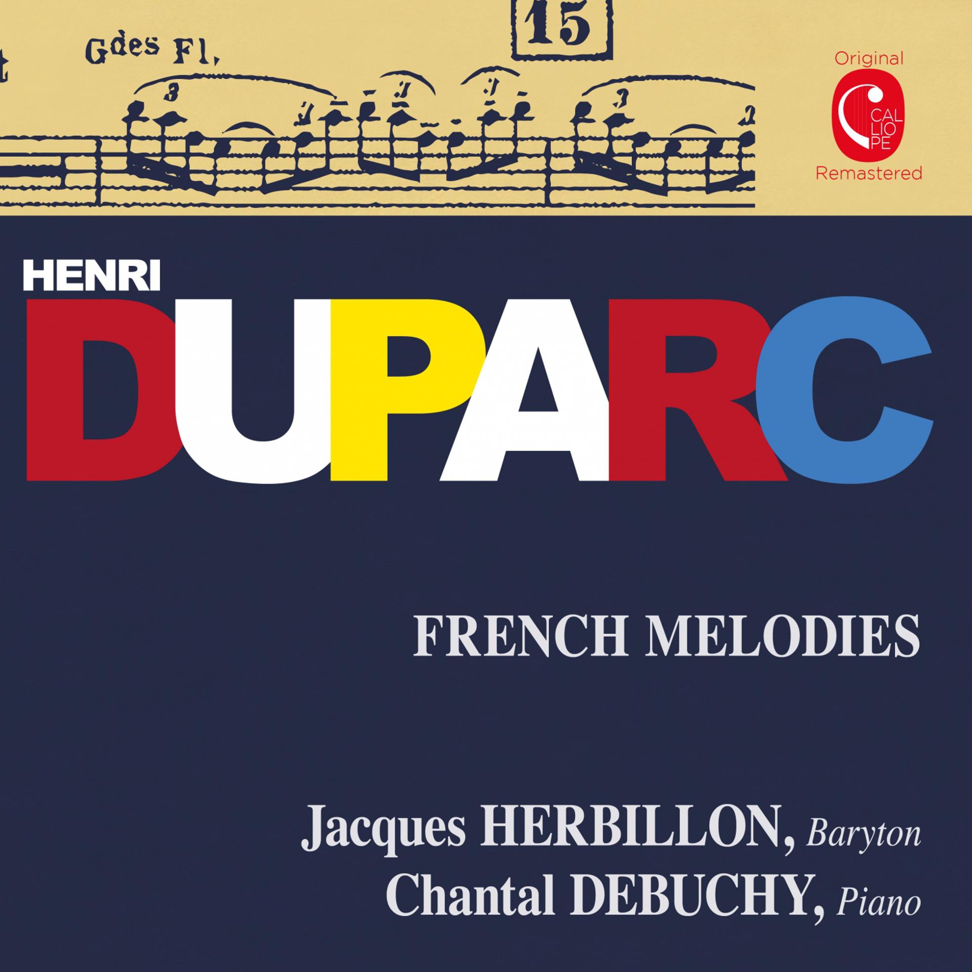 Постер альбома Duparc: Mélodies françaises