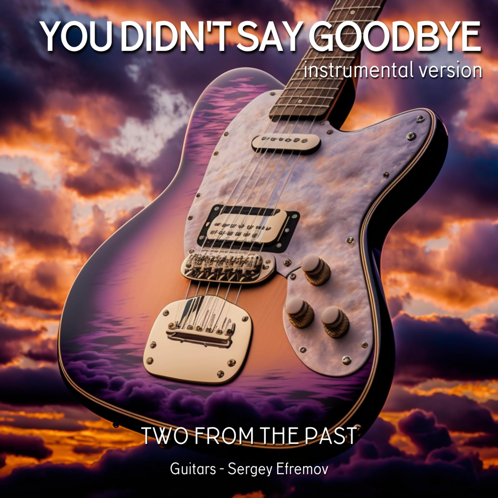 Постер альбома You Didn't Say Goodbye
