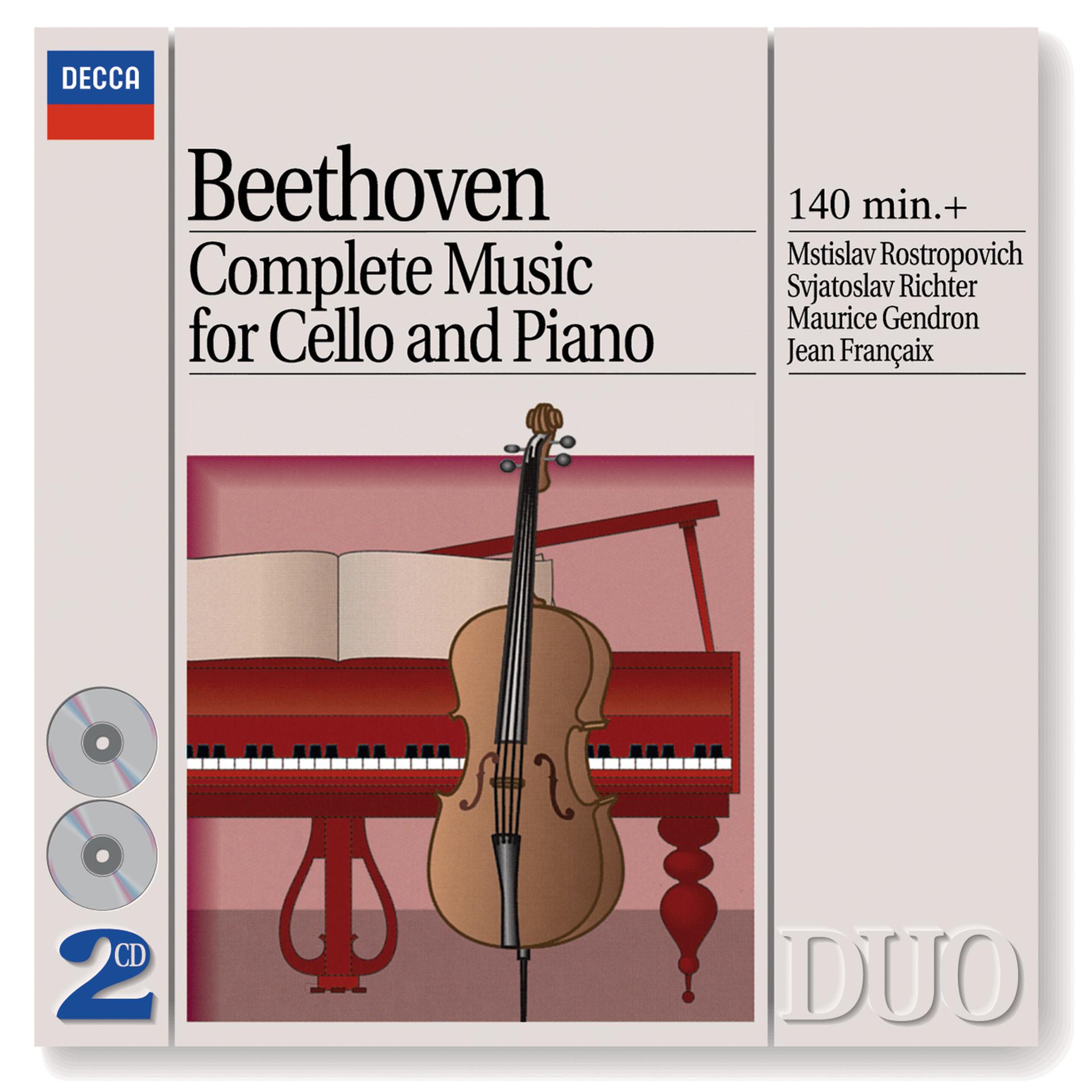 Постер альбома Beethoven: Complete Music for Cello and Piano