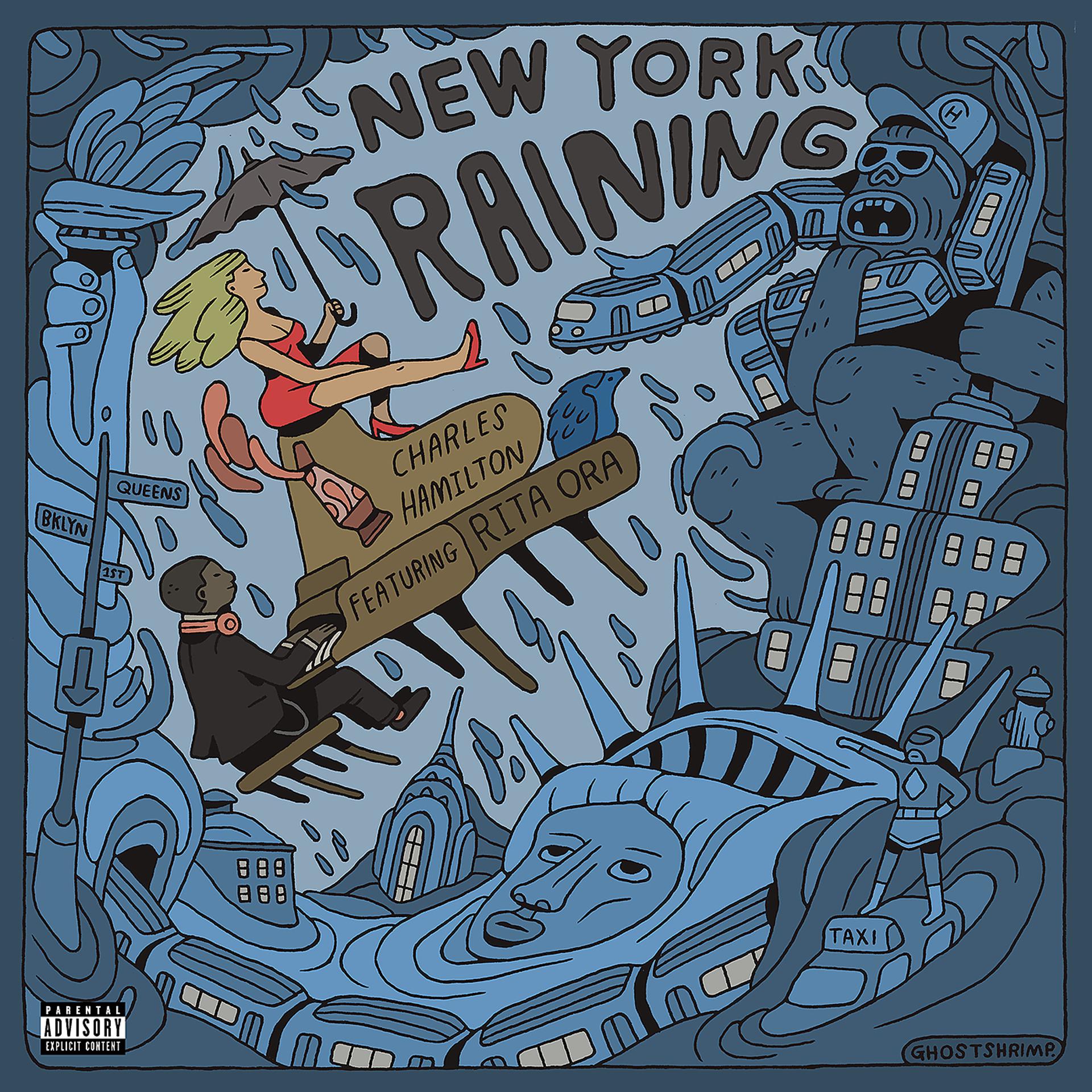Постер альбома New York Raining