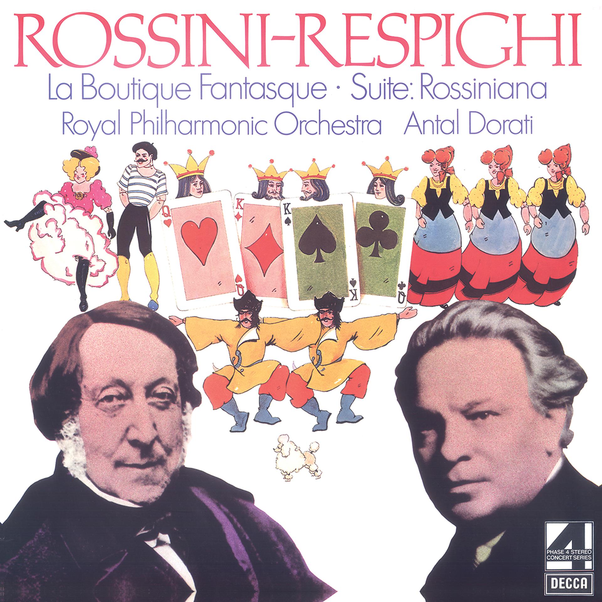Постер альбома Rossini-Respighi: La Boutique Fantasque; Suite Rossiniana