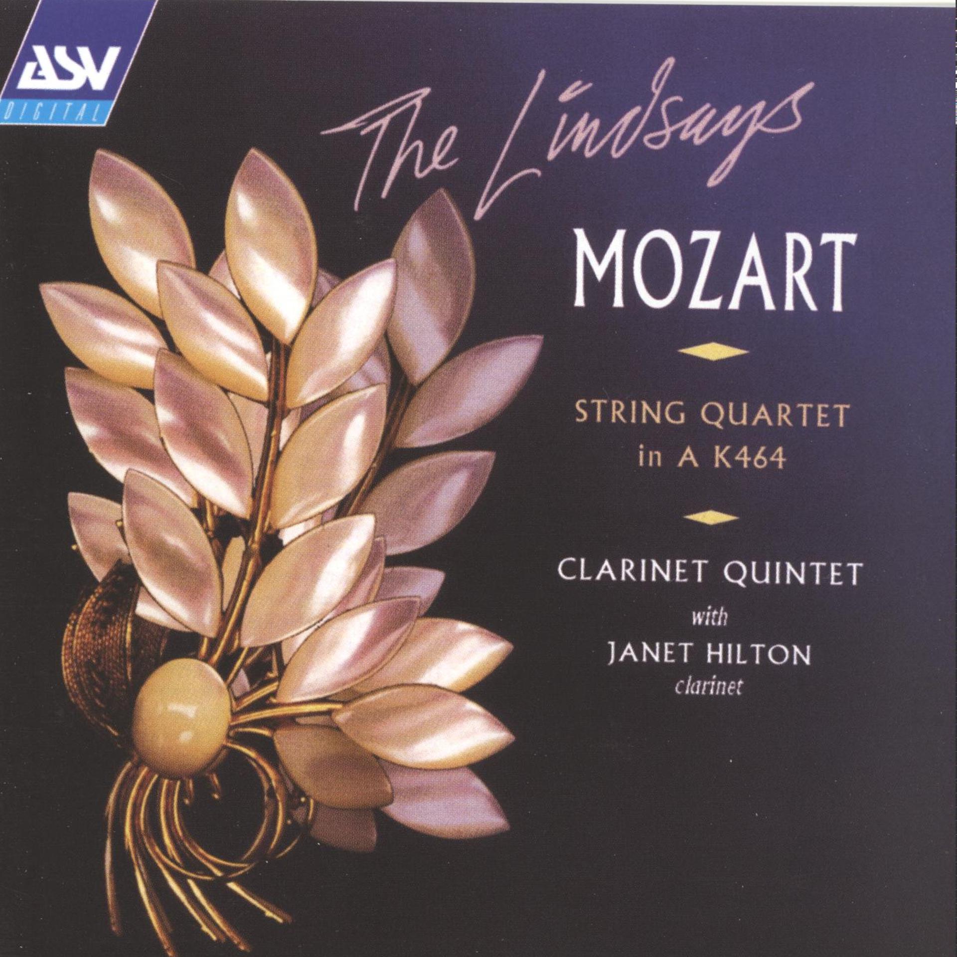 Постер альбома Mozart: Clarinet Quintet, K581; String Quartet No.18, K464