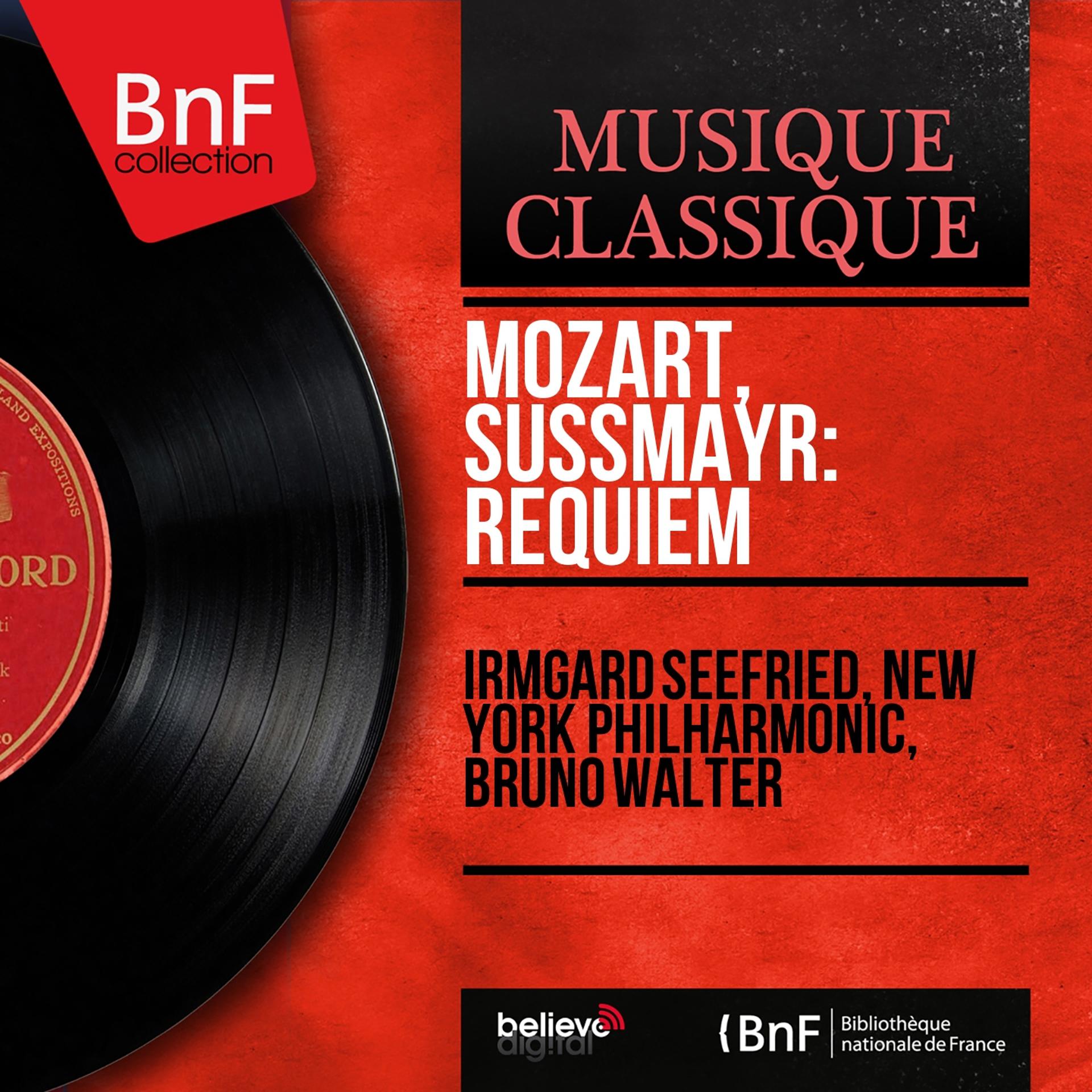 Постер альбома Mozart, Süssmayr: Requiem (Mono Version)