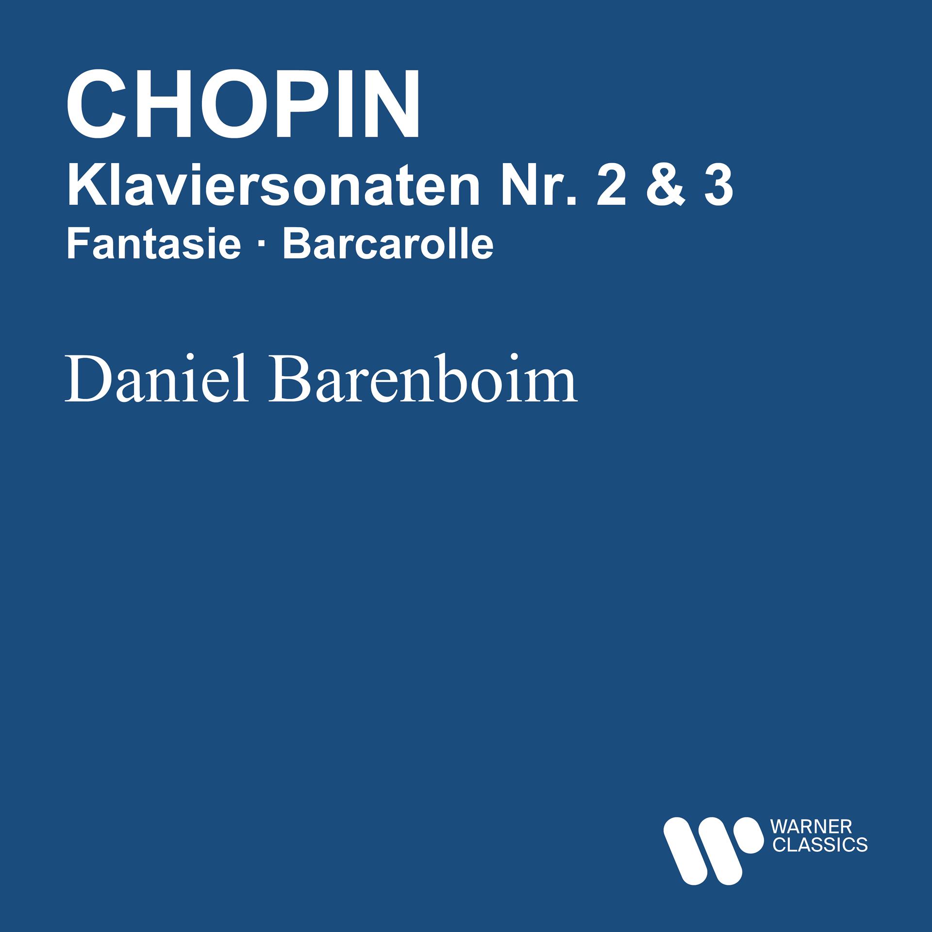 Постер альбома Chopin: Klaviersonaten Nr. 2 & 3 - Fantasie - Barcarolle