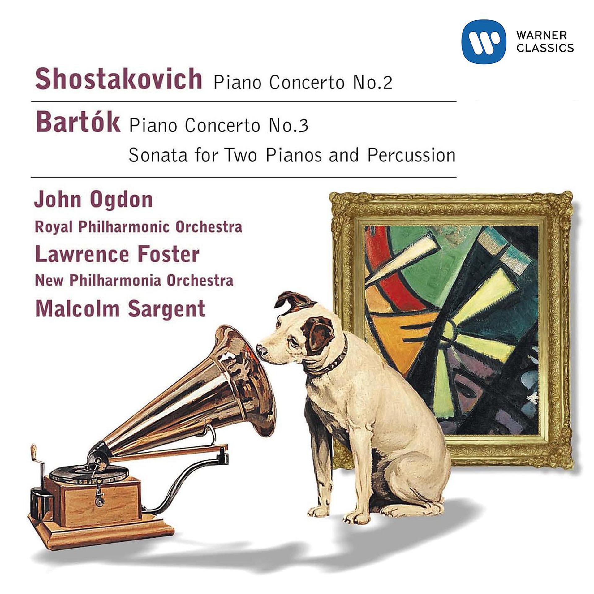 Постер альбома Shostakovich: Piano Concertos Nos. 2 & 3 - Bartók: Sonata for Two Pianos and Percussion