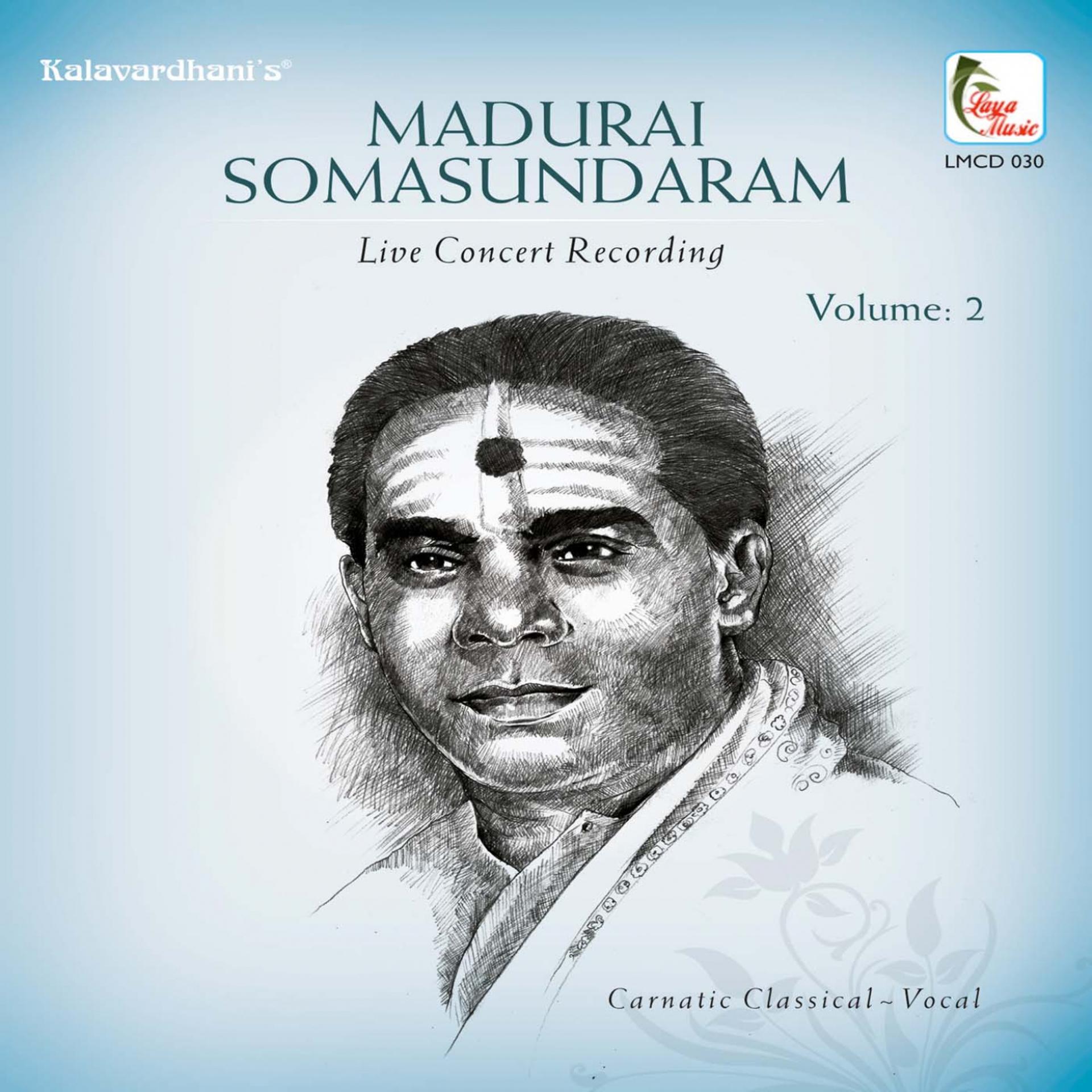 Постер альбома Madurai Somasundaram, Vol. 2