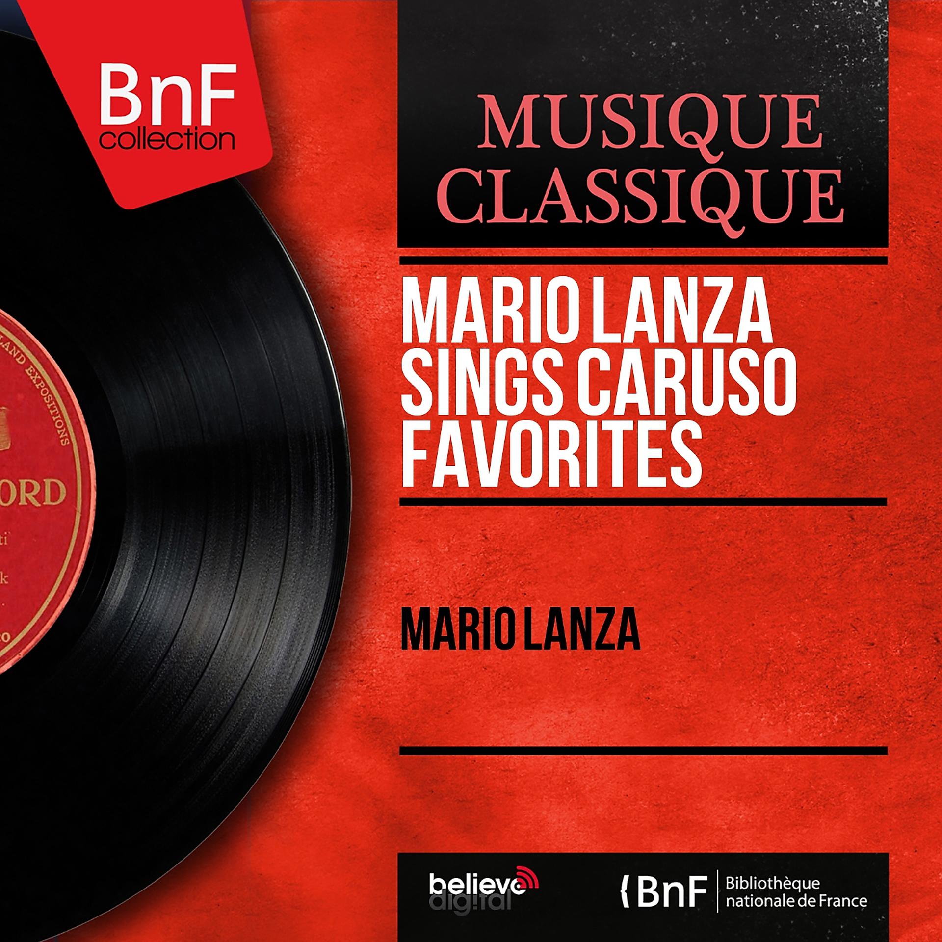 Постер альбома Mario Lanza Sings Caruso Favorites (Mono Version)