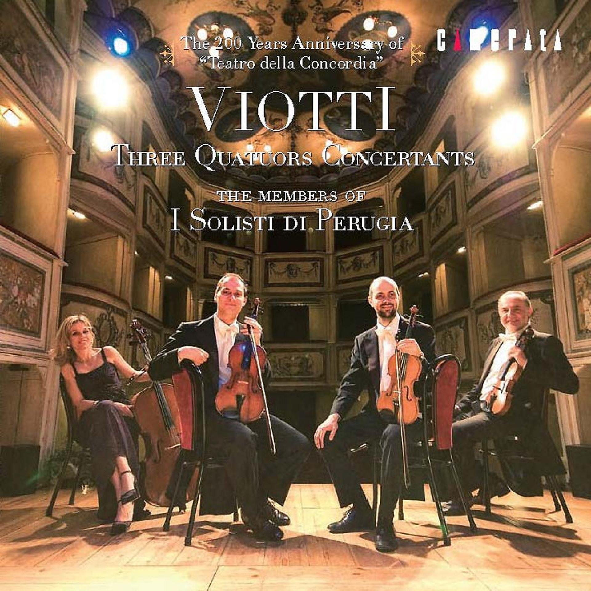 Постер альбома Viotti: Three Quatuors Concertants