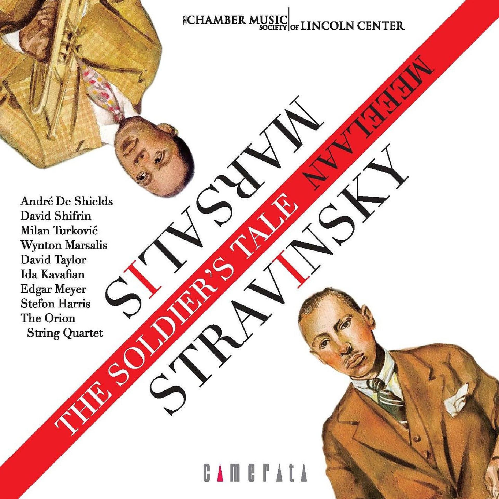 Постер альбома The Soldier's Tale by Stravinsky & Meeelaan by Marsalis