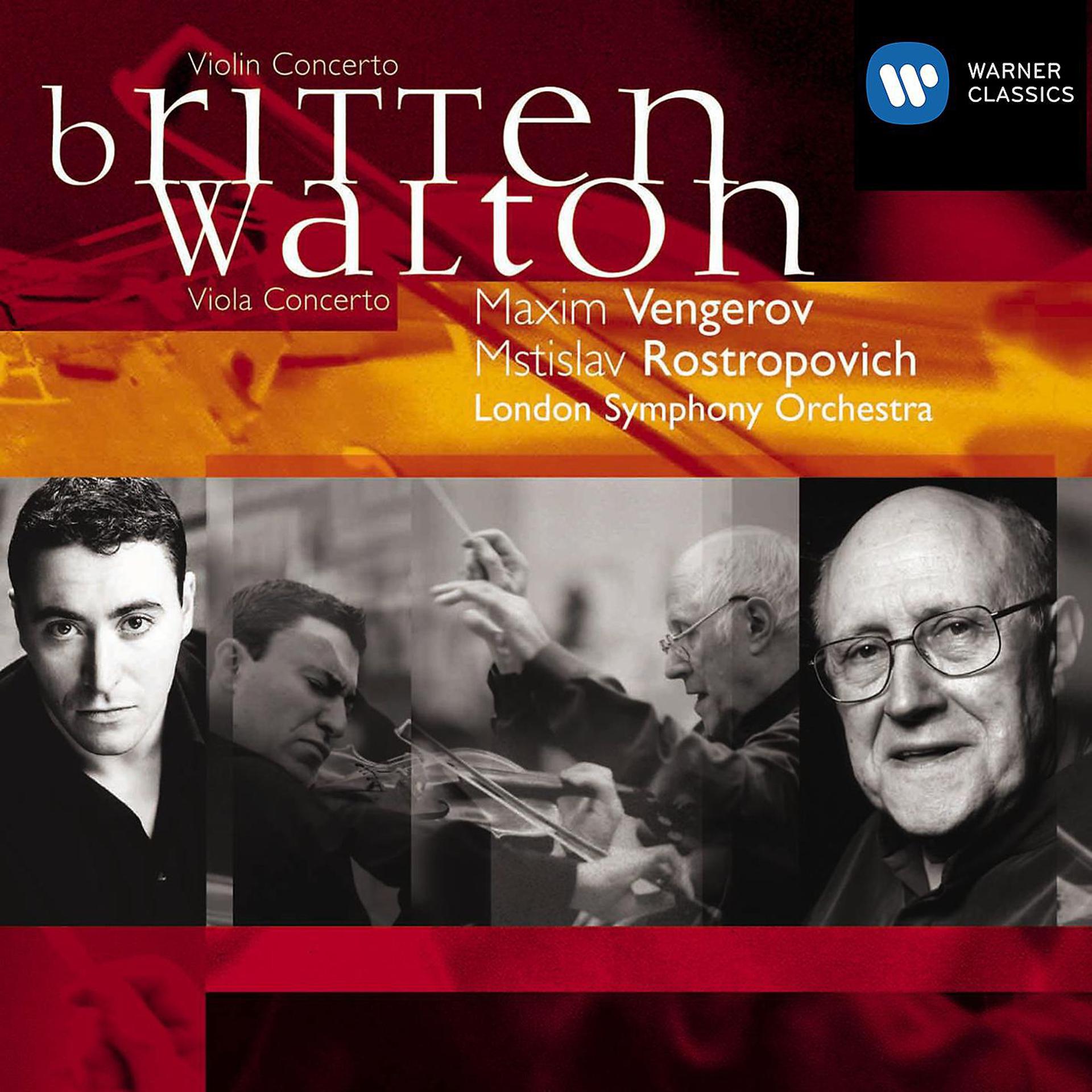 Постер альбома Britten : Violin Concerto Op.15 & Walton : Viola Concerto