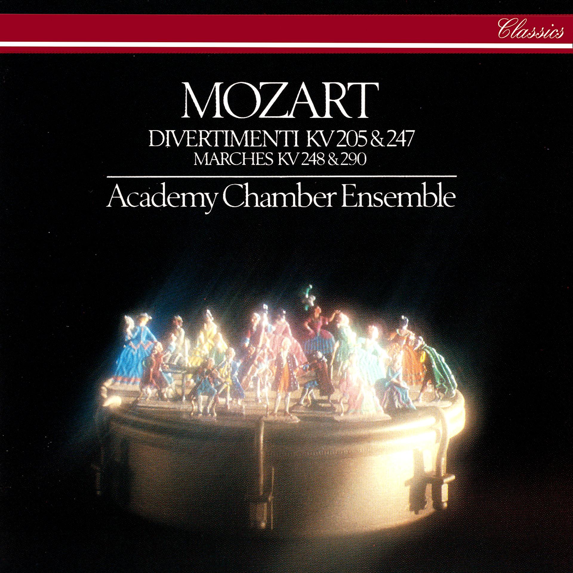 Постер альбома Mozart: Divertimenti K. 205 & 247 & Marches