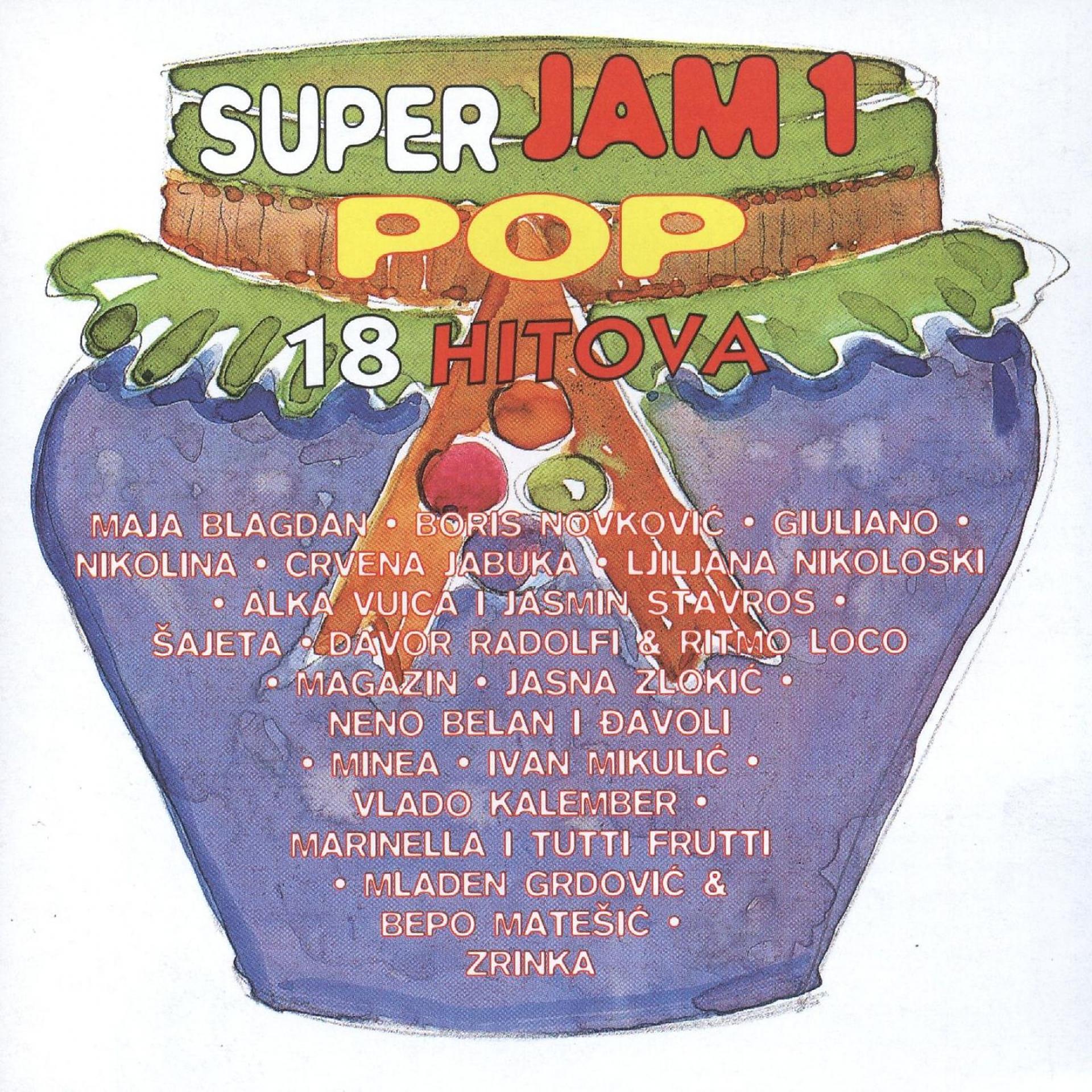 Постер альбома Super Pop Jam 1, 18 Hitova