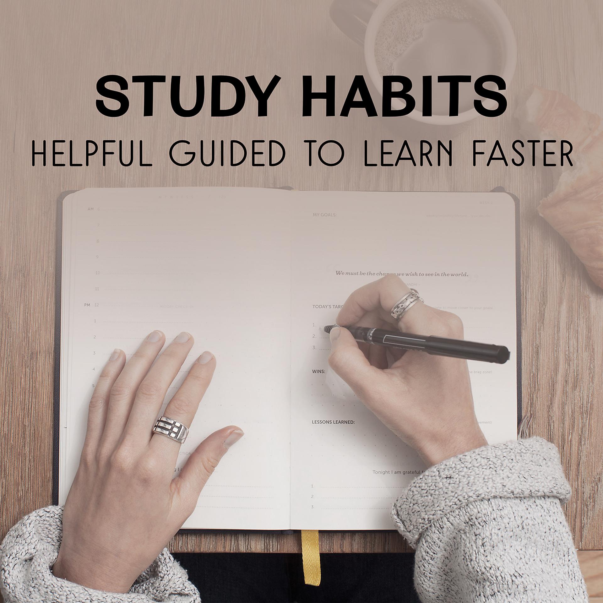 Постер альбома Study Habits – Helpful Guided to Learn Faster, Calm Sounds for Concentration and Focused, Brain Stimulation, Stress elief Before Exam