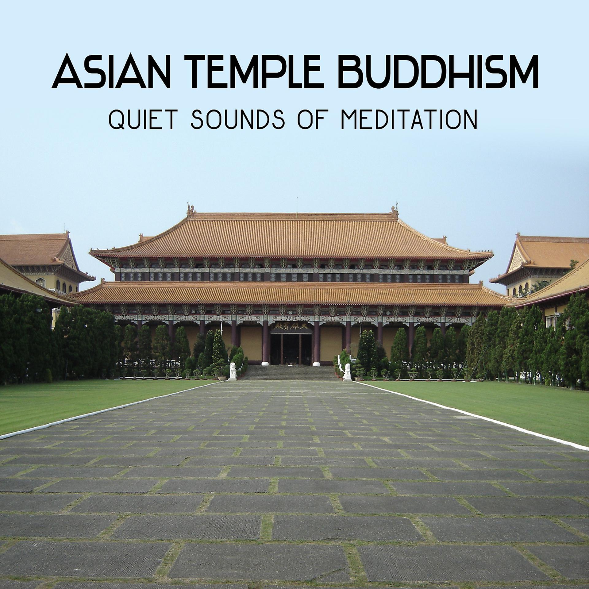 Постер альбома Asian Temple Buddhism: Quiet Sounds of Meditation, Exploring the Inner Silence, Road Leading to the Buddha, Natural Green Zen Garden