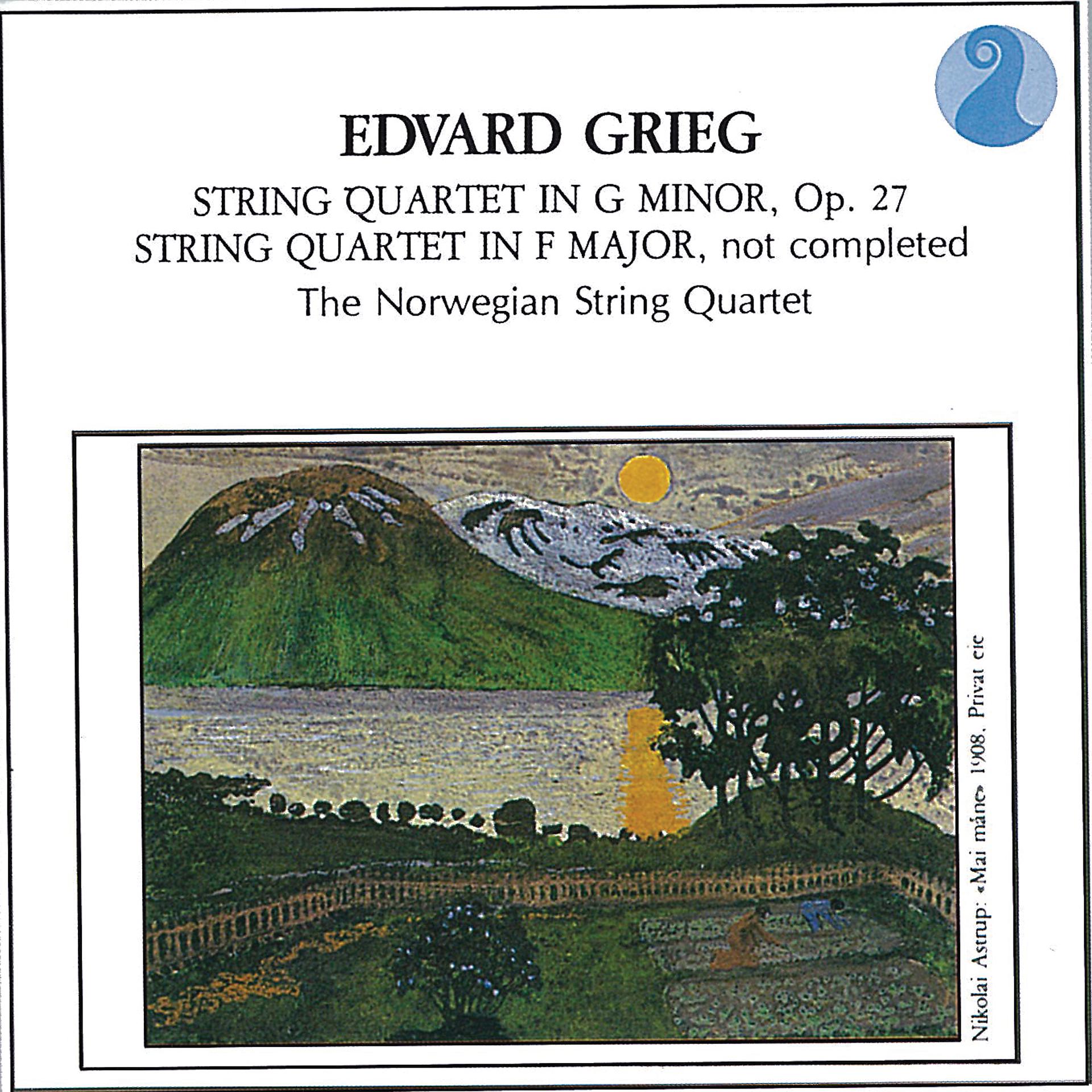 Постер альбома Grieg: String Quartet in G minor, Op. 27 / String Quartet in F major