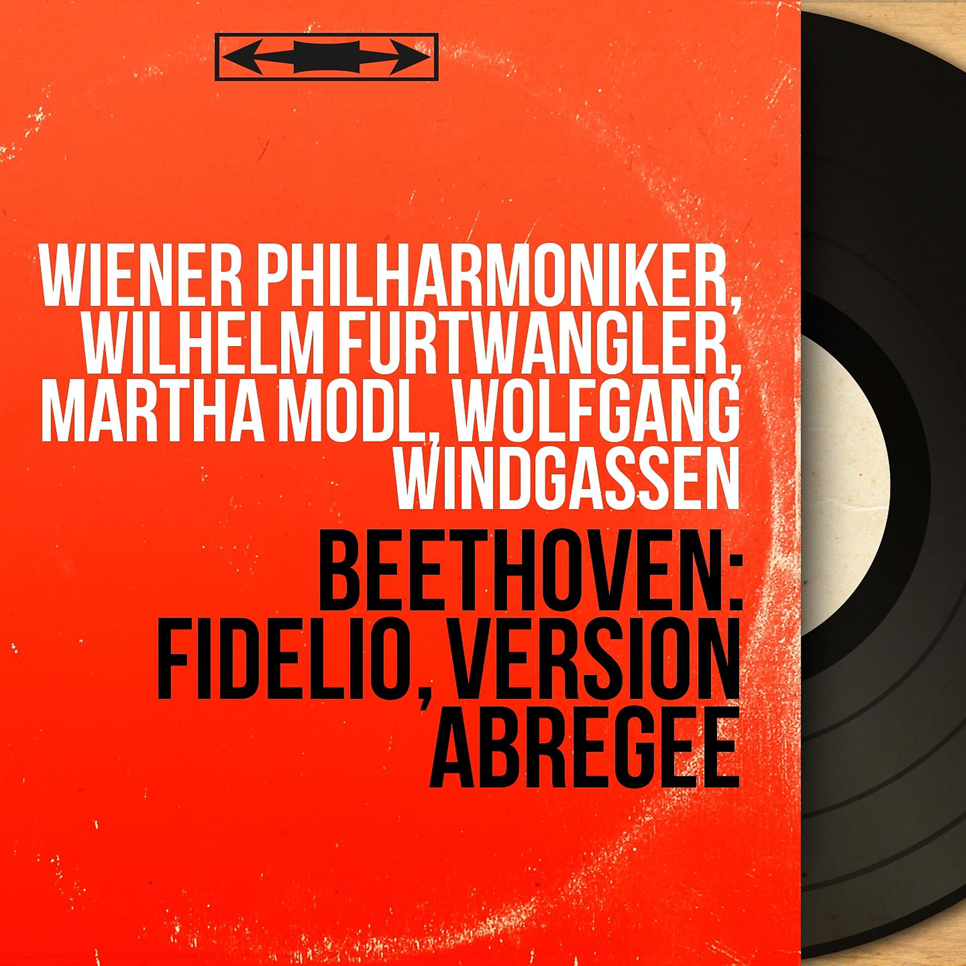 Постер альбома Beethoven: Fidelio, version abrégée