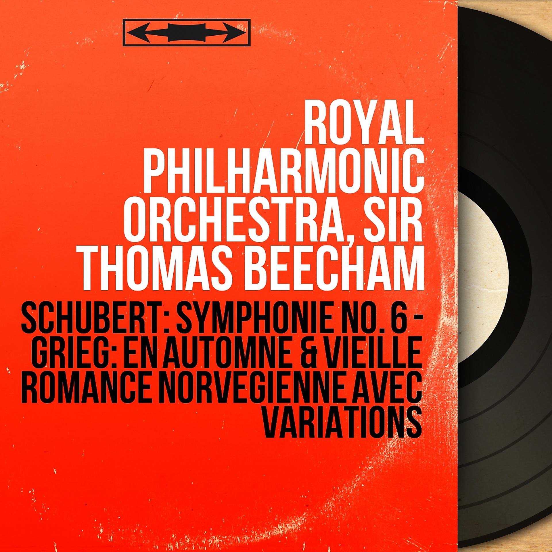 Постер альбома Schubert: Symphonie No. 6 - Grieg: En automne & Vieille romance norvégienne avec variations