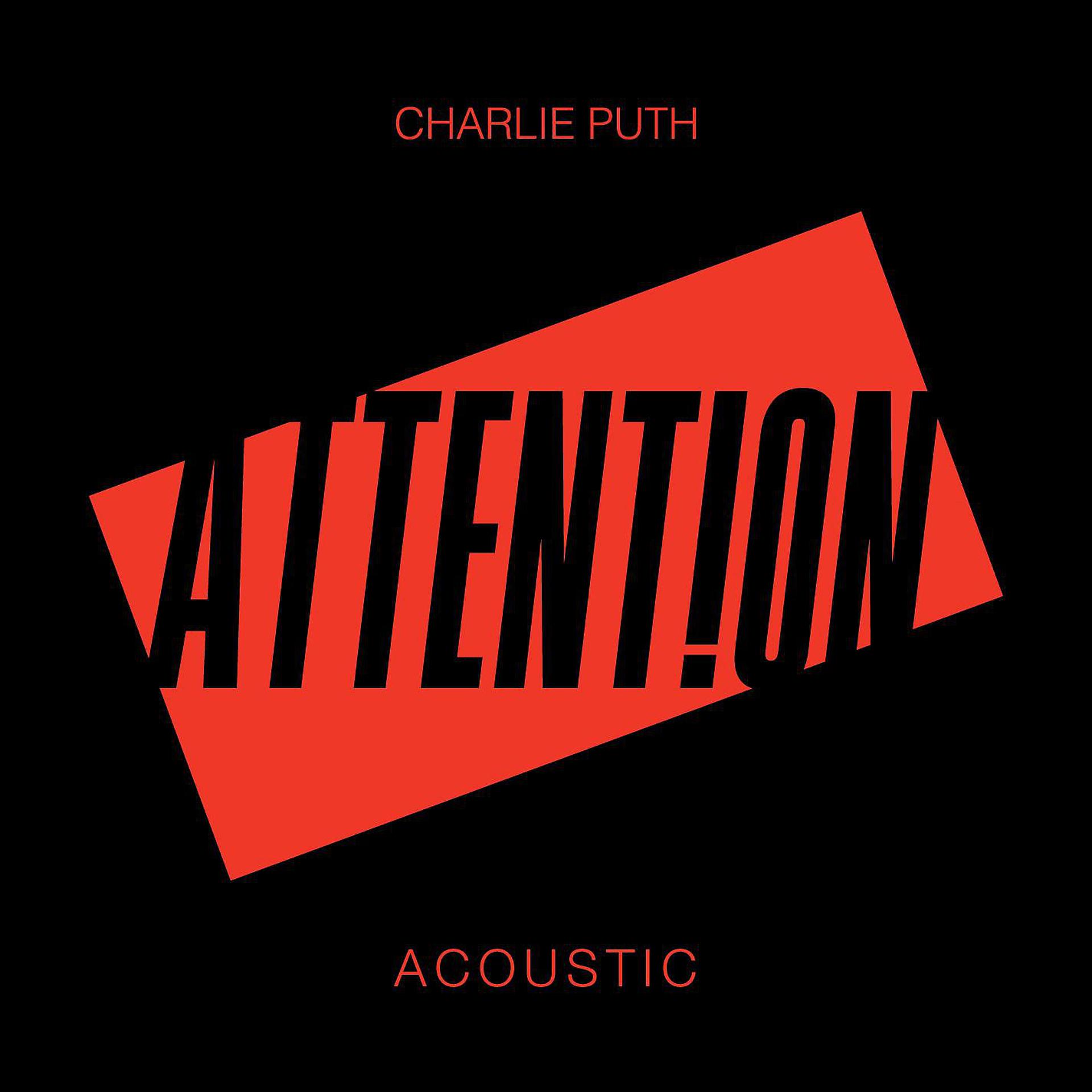 Постер альбома Attention (Acoustic)