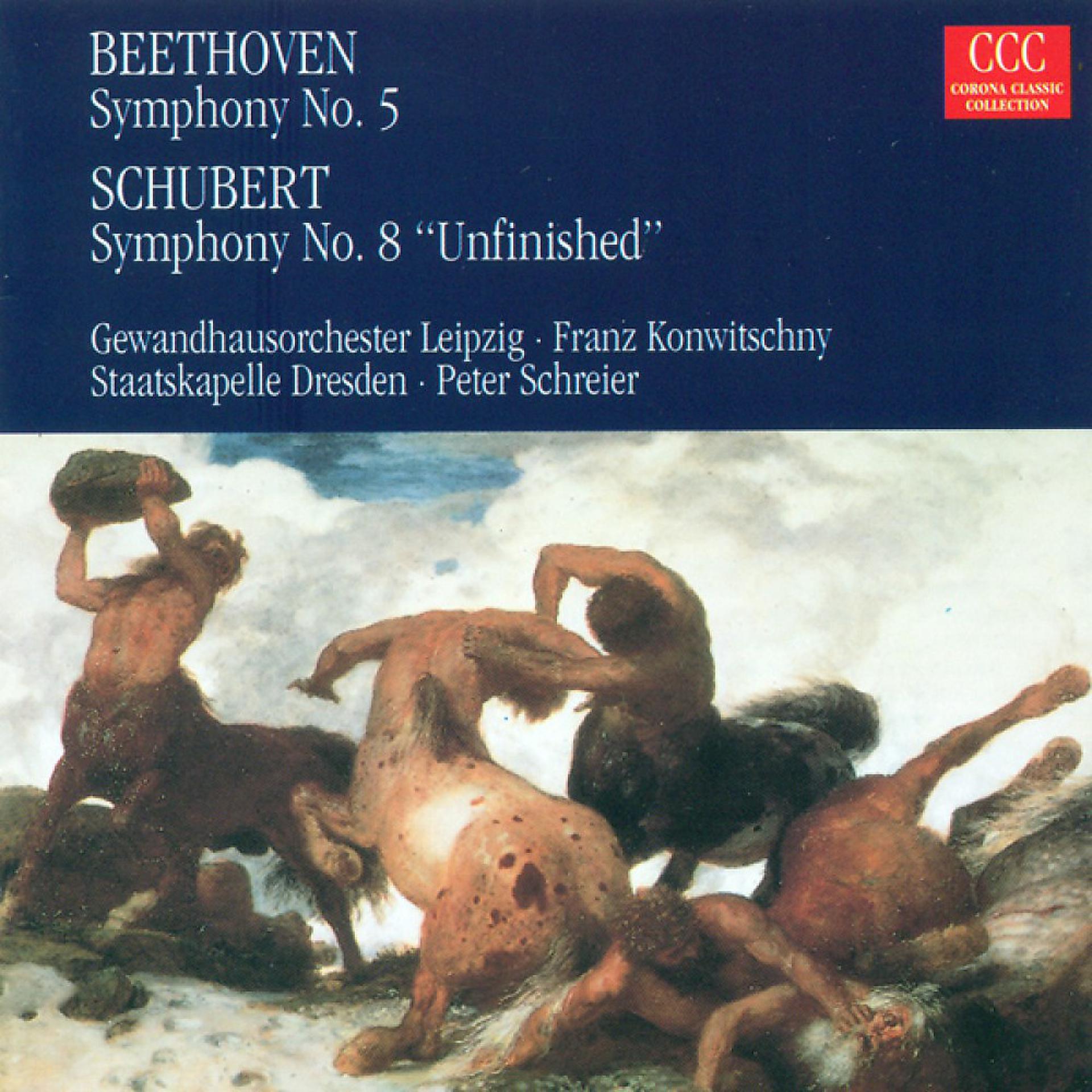 Постер альбома Ludwig van Beethoven: Symphony No. 5 / Franz Schubert: Symphony No. 8, "Unfinished"