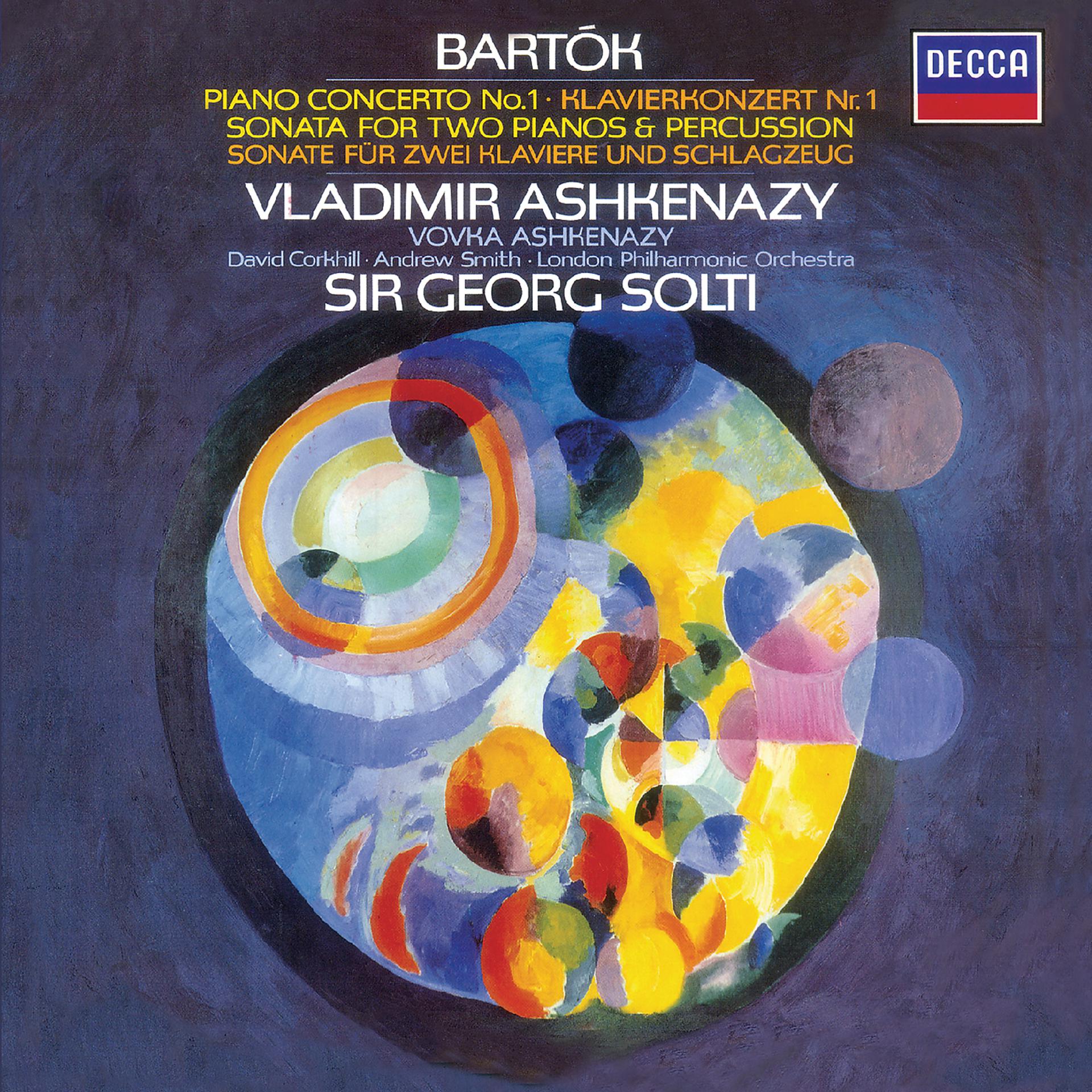 Постер альбома Bartók: Piano Concerto No.1; Sonata for 2 Pianos & Percussion