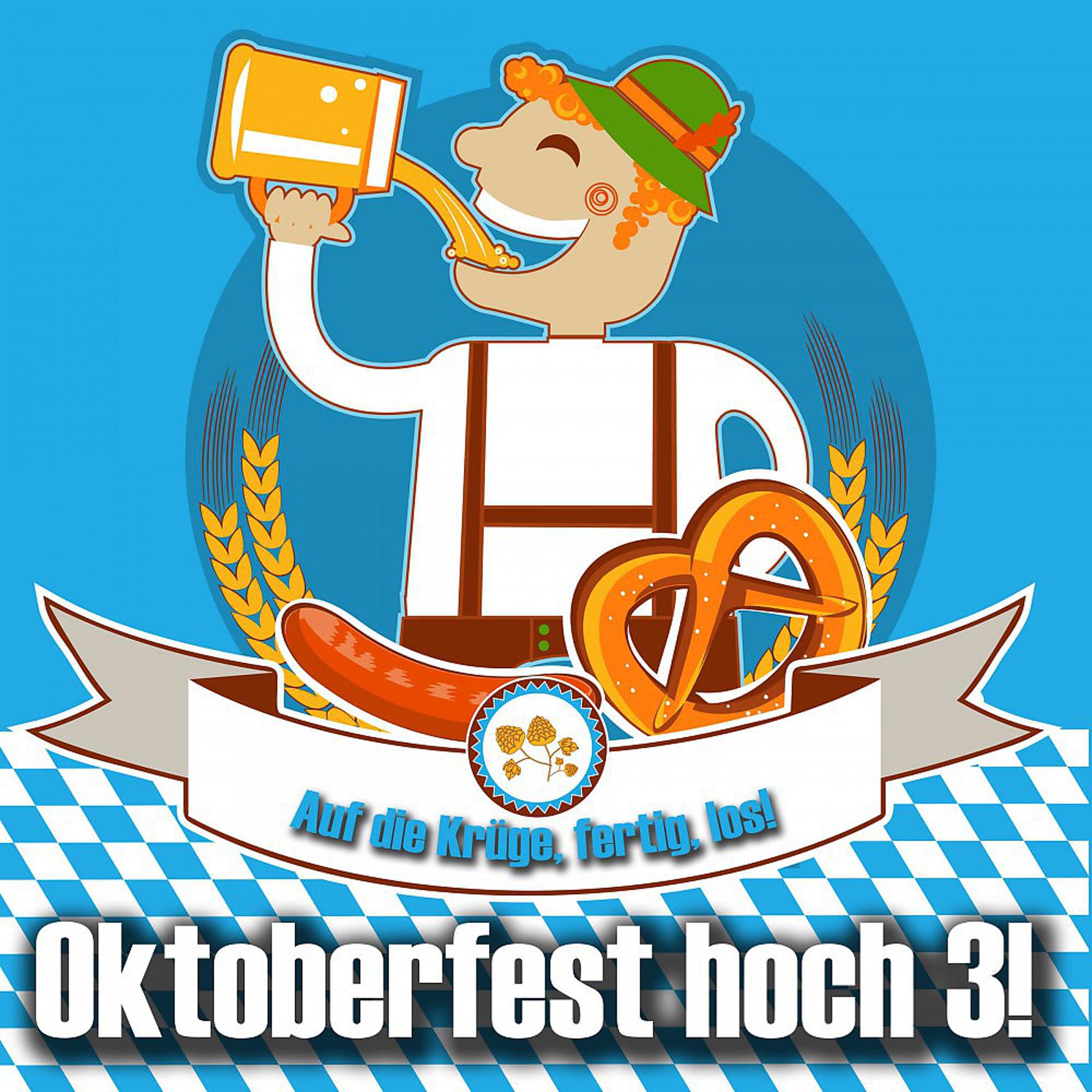 Постер альбома Oktoberfest hoch 3! - Auf die Krüge, fertig, los!