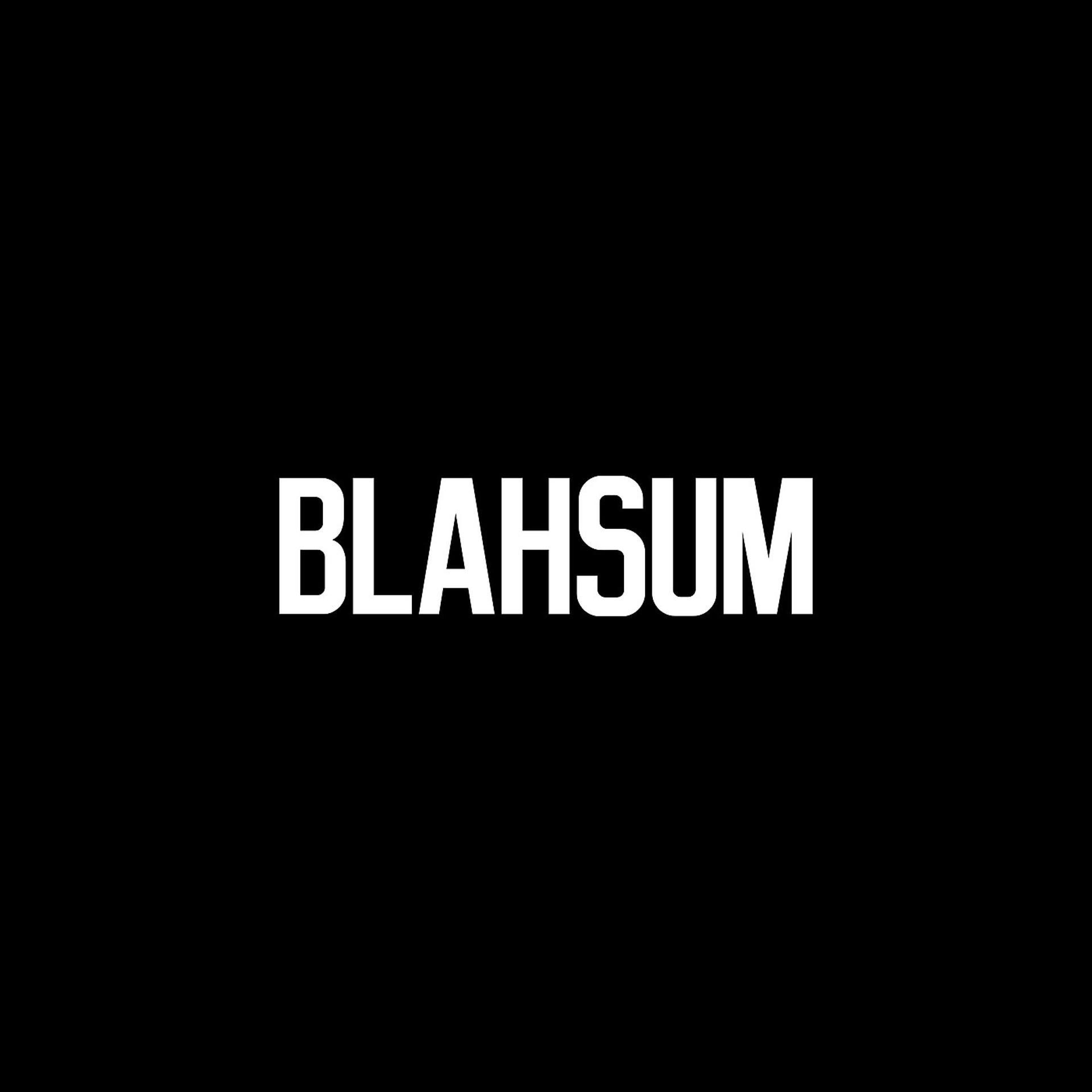 Постер альбома Blahsum
