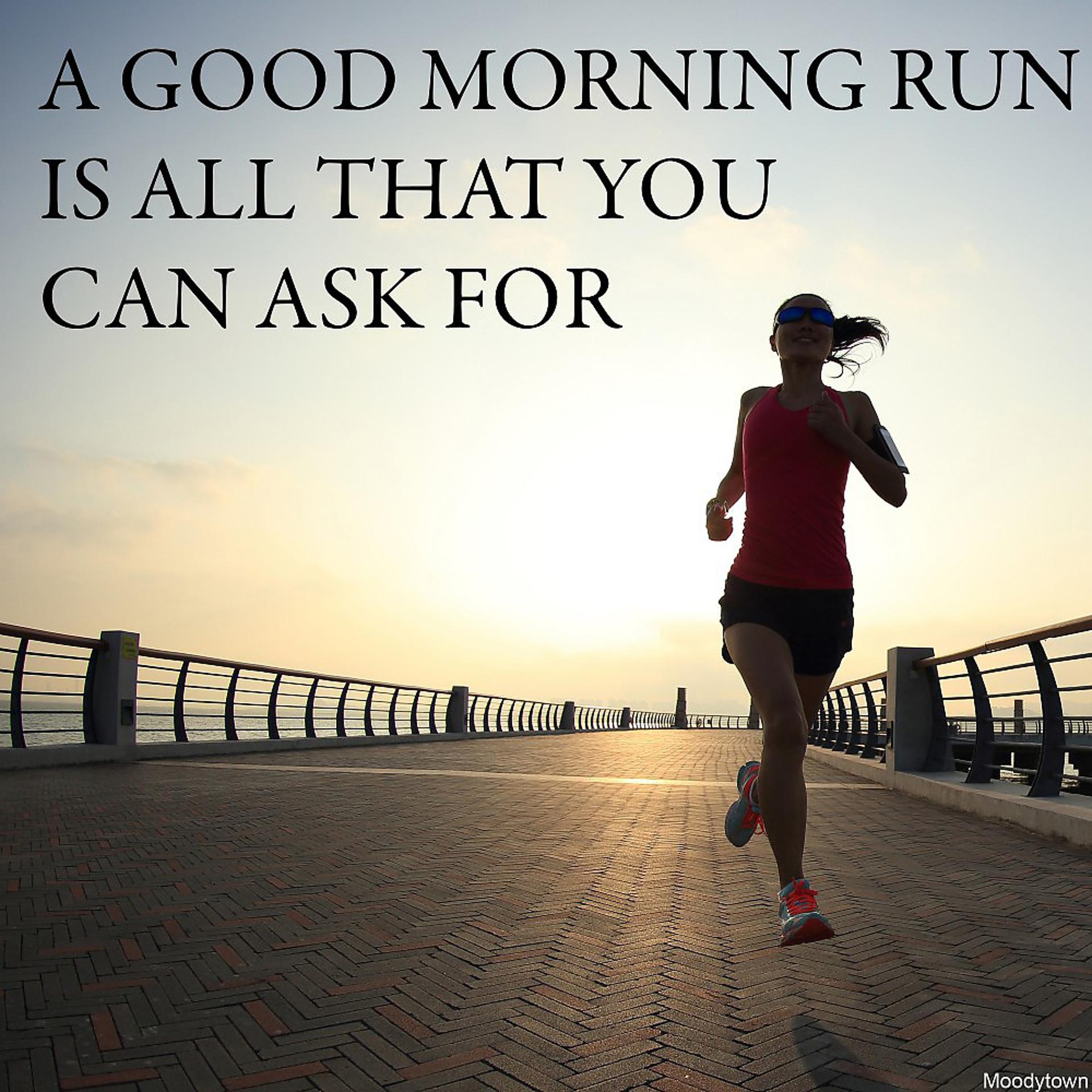 Постер альбома A Good Morning Run Is All That You Can Ask For