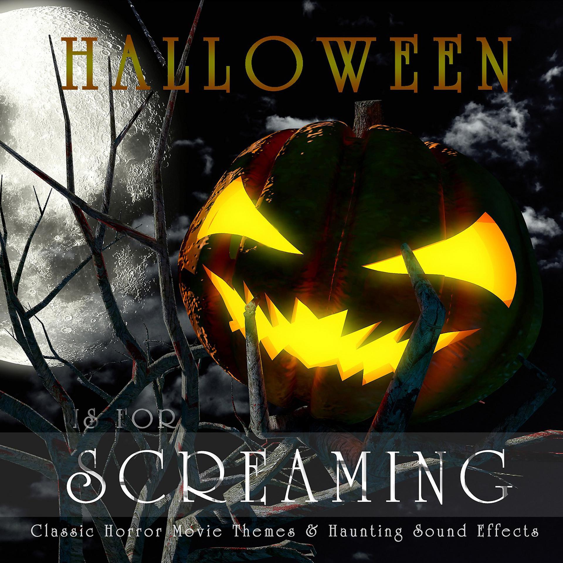 Постер альбома Halloween Is for Screaming / Classic Horror Movie Themes & Haunting Sound Effects