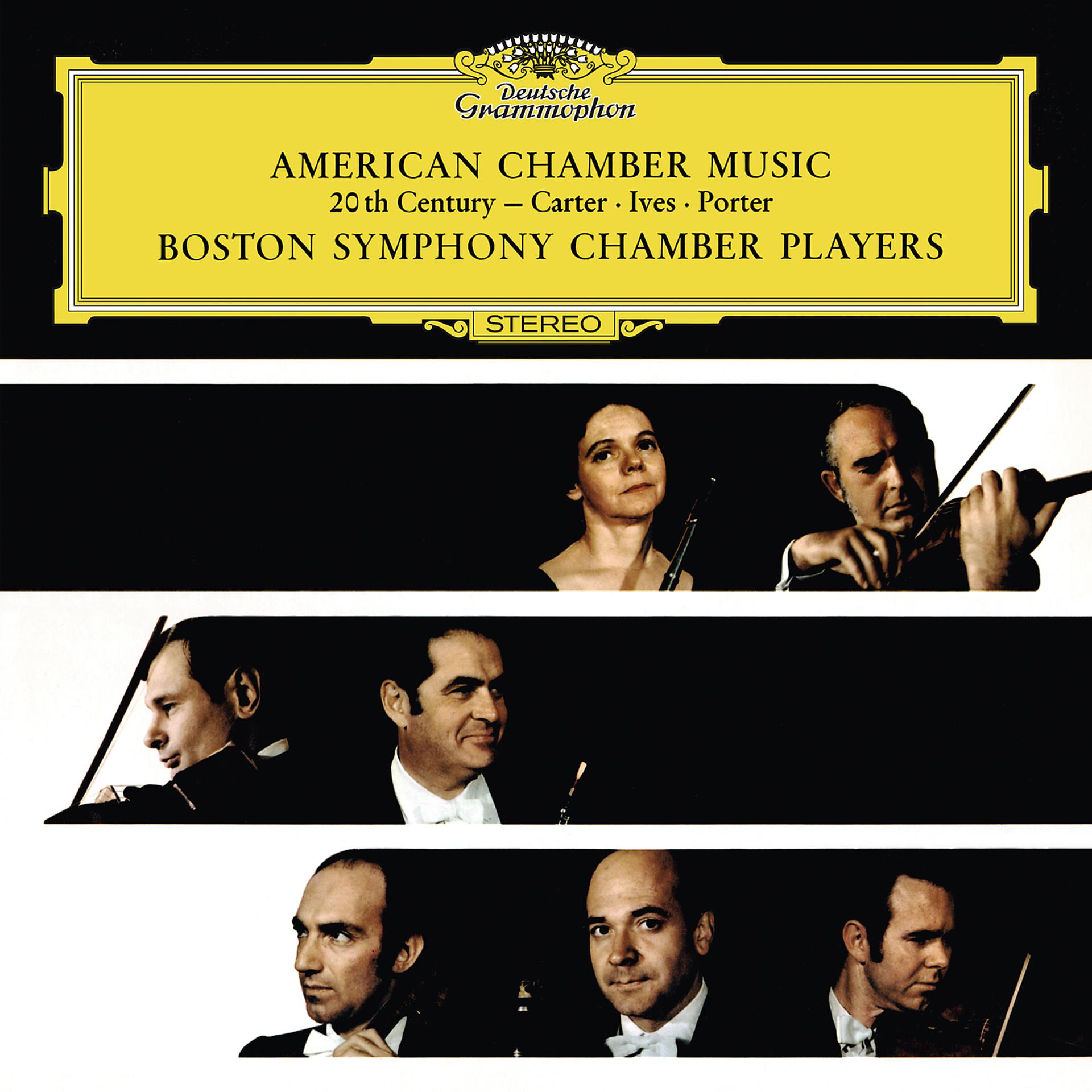Постер альбома Carter: Sonata For Flute, Oboe, Violoncello And Harpsichord / Ives: Largo For Violin, Clarinet And Piano / Porter: Quintet For Oboe And String Quartet / Dvorák: String Quintet No.2 In G Major, Op.77, B.49