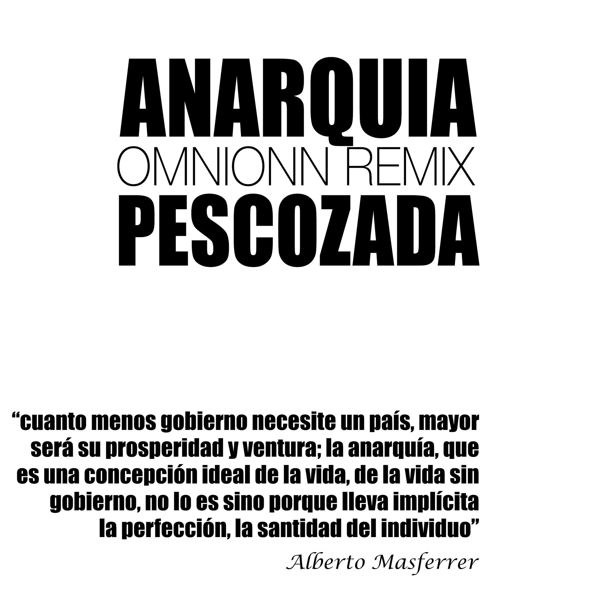 Постер альбома Anarquia (Omnionn Remix)