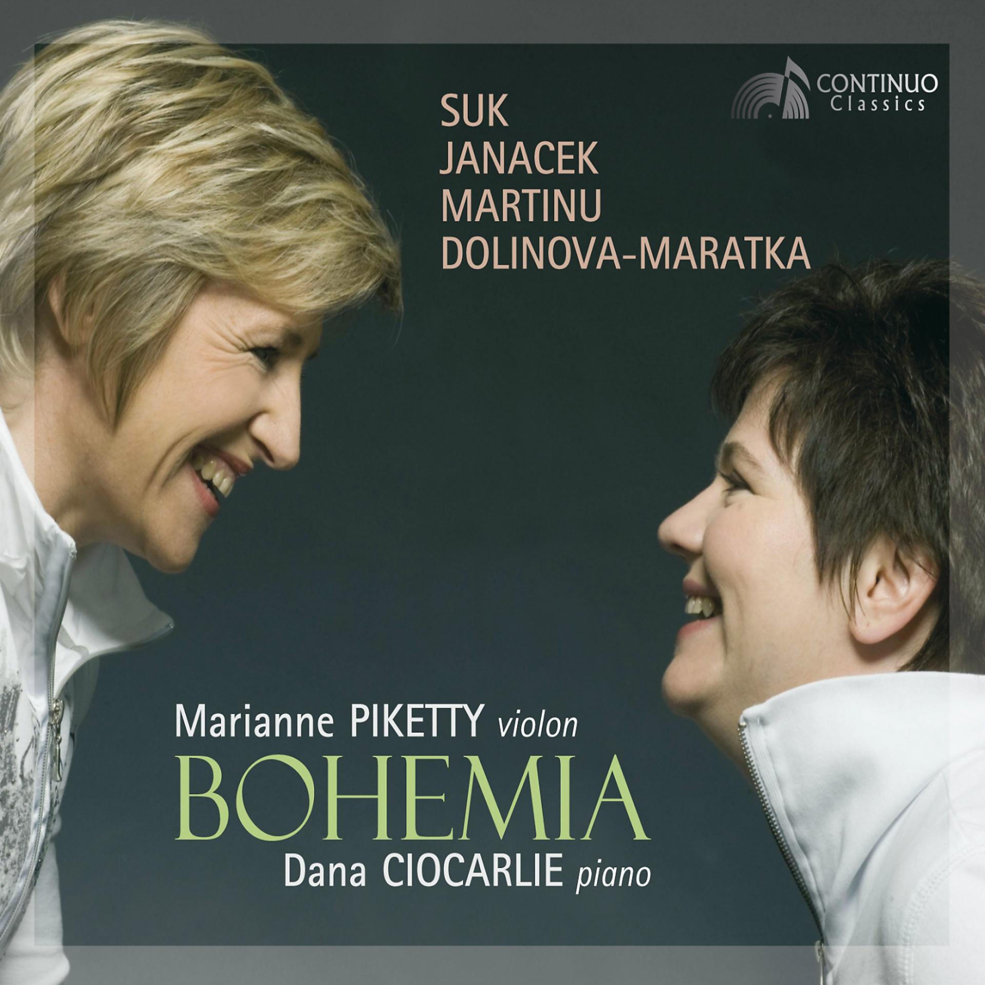 Постер альбома Bohemia: Suk - Janáček - Martinů - Dolinova - Maratka