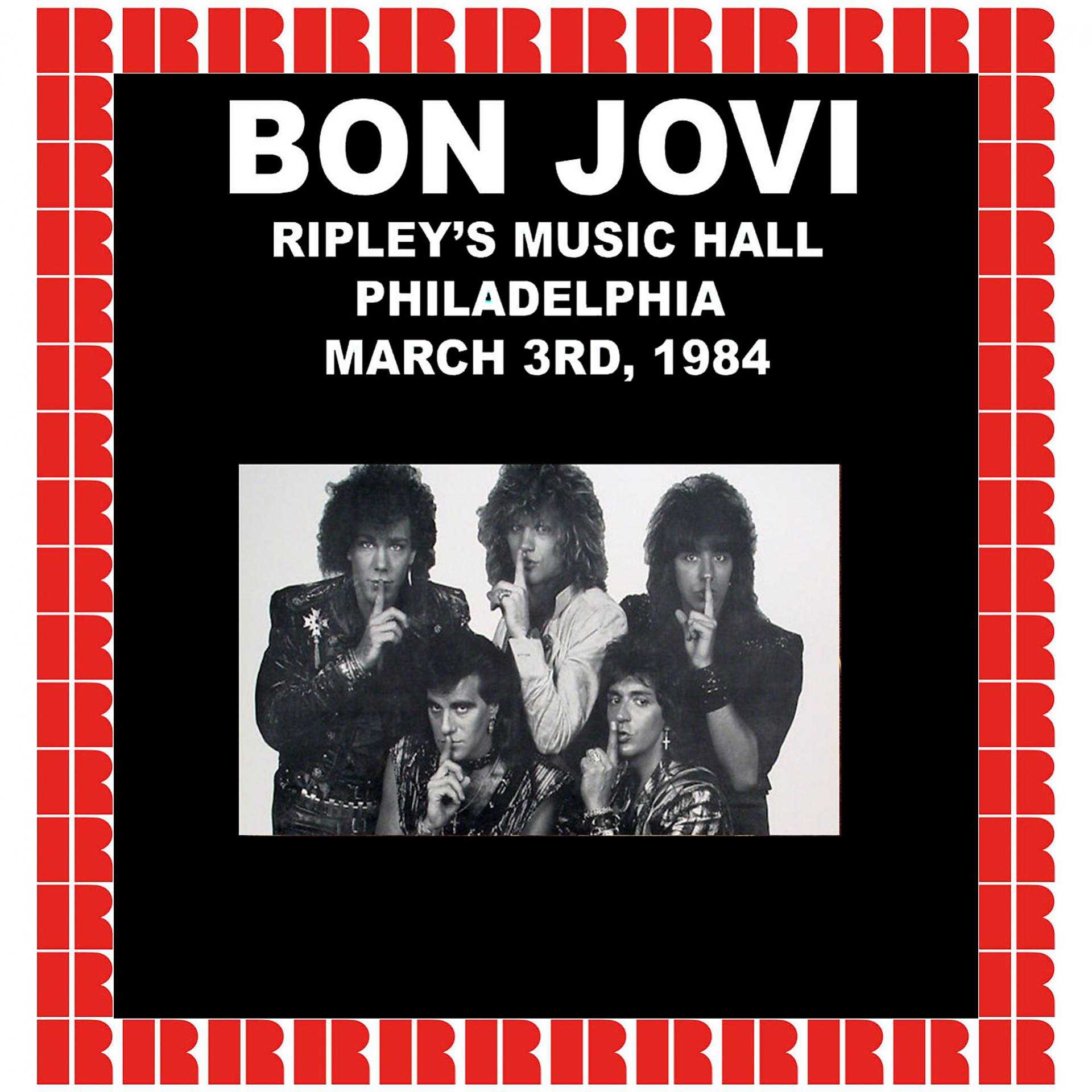 Постер альбома Ripley's Music Hall, Philadelphia, March 3rd, 1984