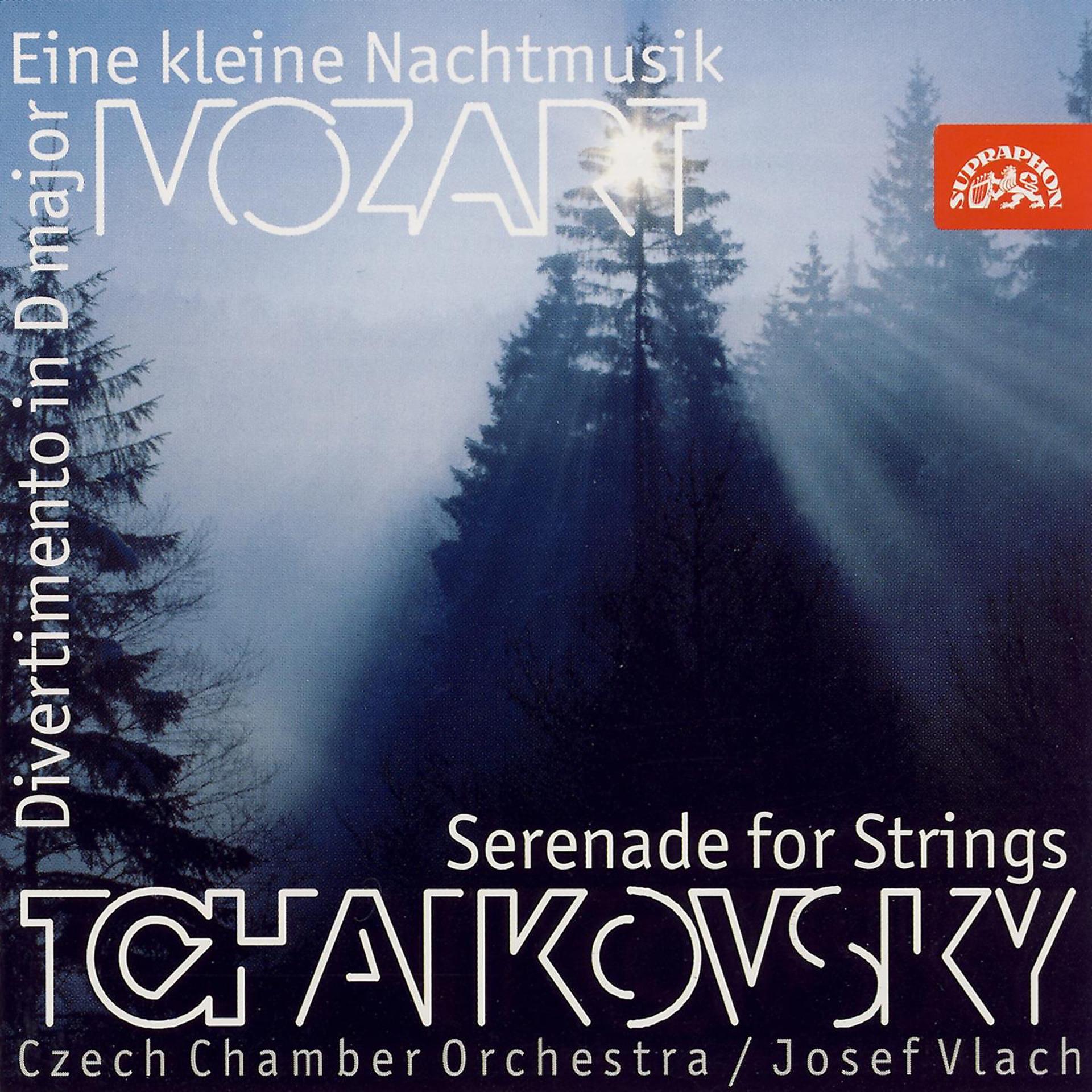 Постер альбома Mozart: Eine Kleine Nachtmusik, Divertimento - Tchaikovsky: Serenade For Strings