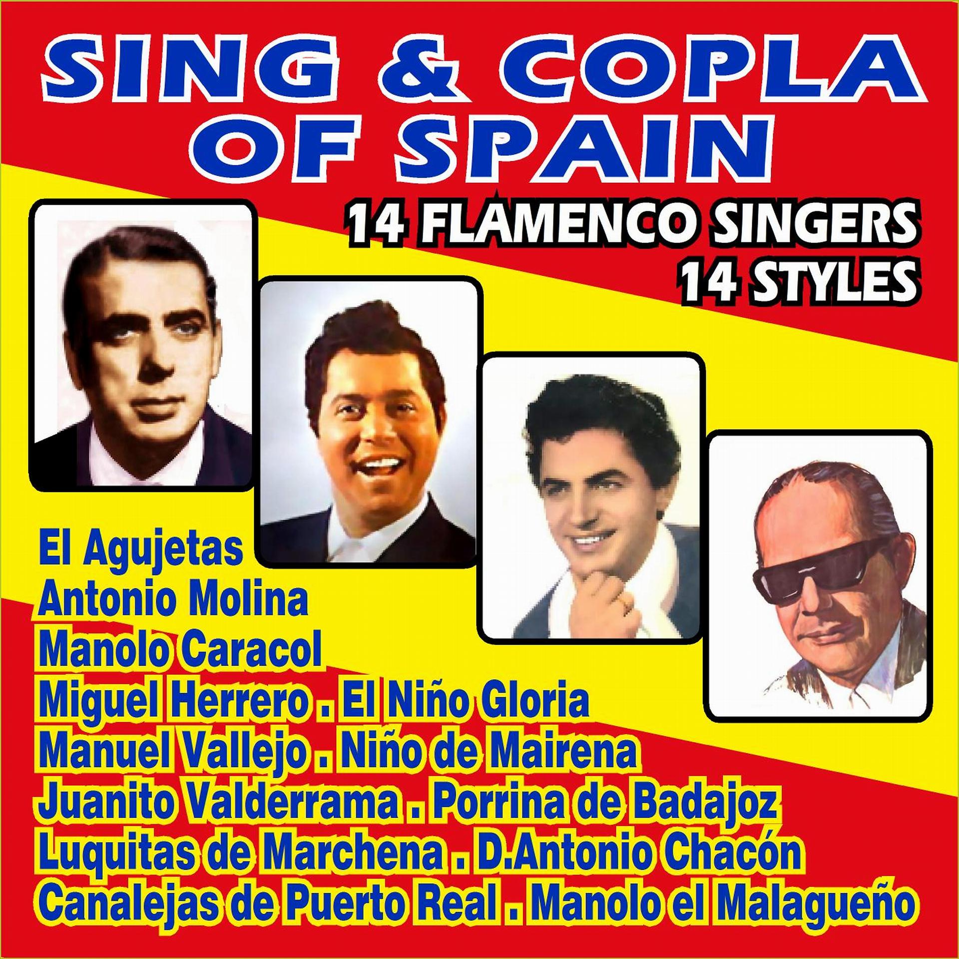 Постер альбома Sing & Copla of Spain - 14 Flameco Singers