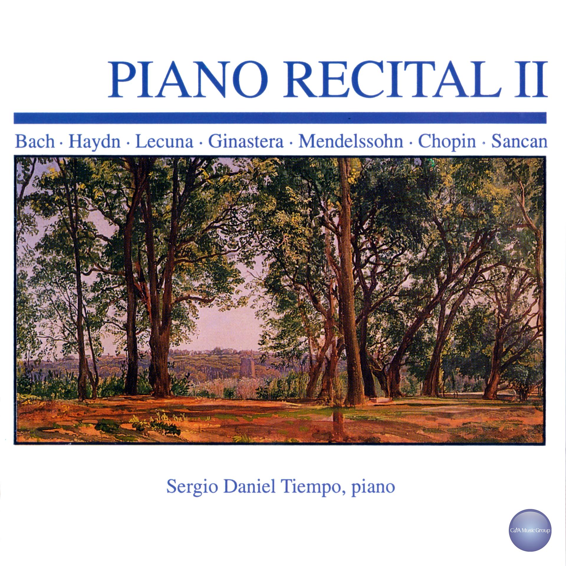 Постер альбома Piano Recital II