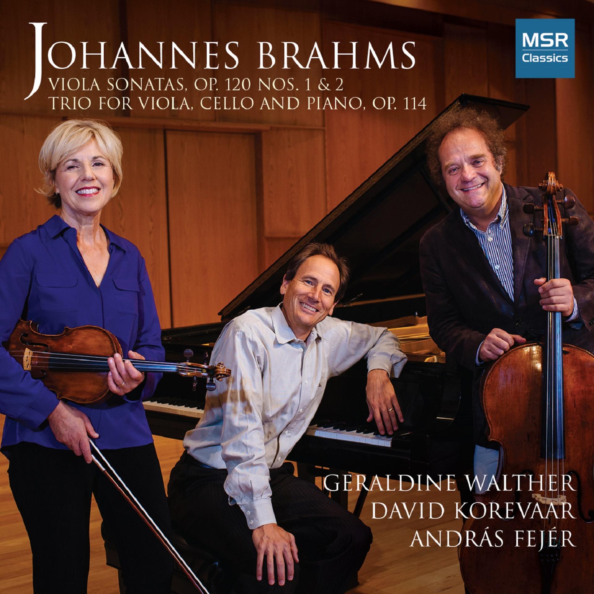 Постер альбома Johannes Brahms: Viola Sonatas Op. 120, Nos. 1 & 2; Trio, Op. 114