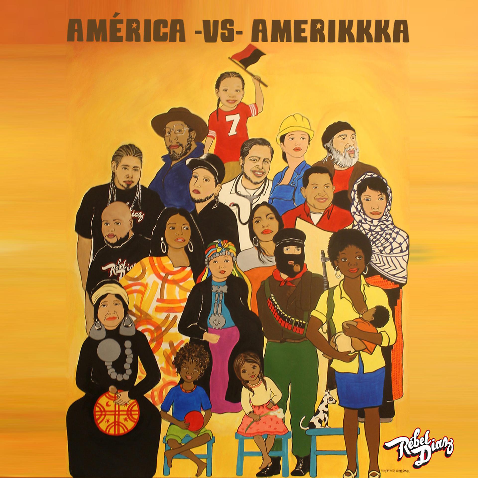 Постер альбома América -vs- Amerikkka