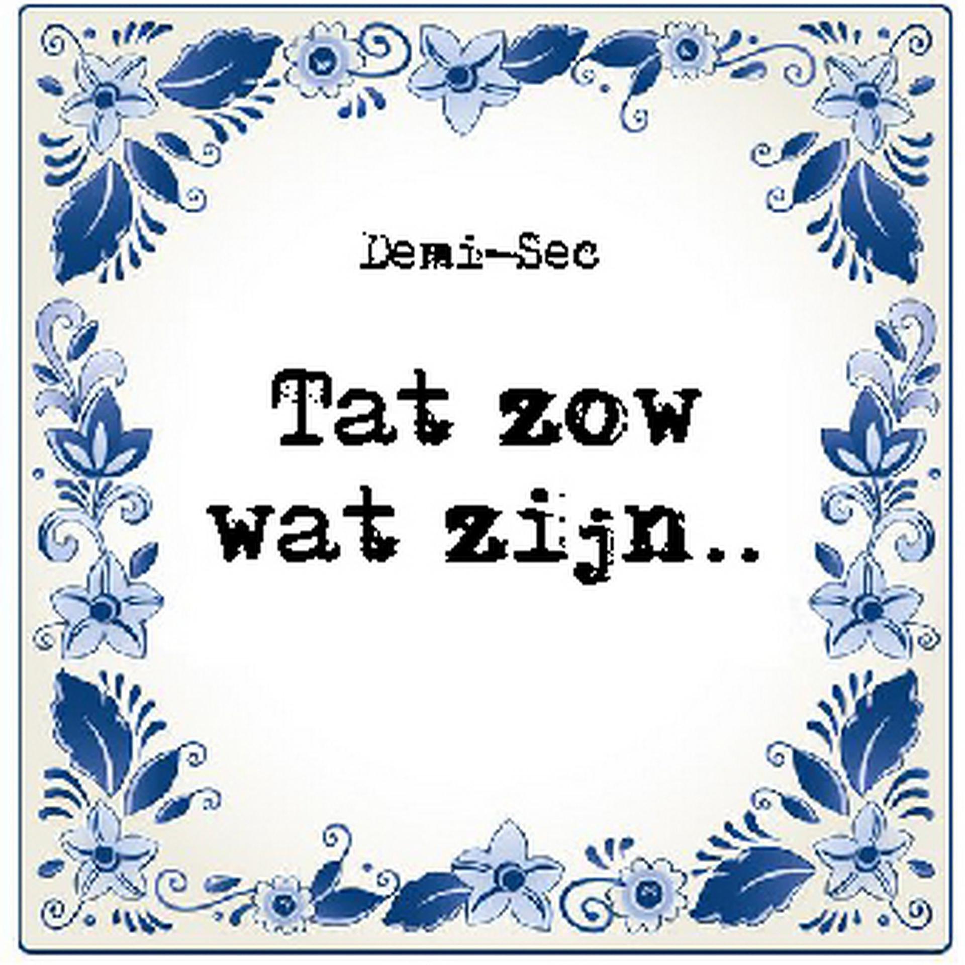 Постер альбома Tat Zow Wat Zijn