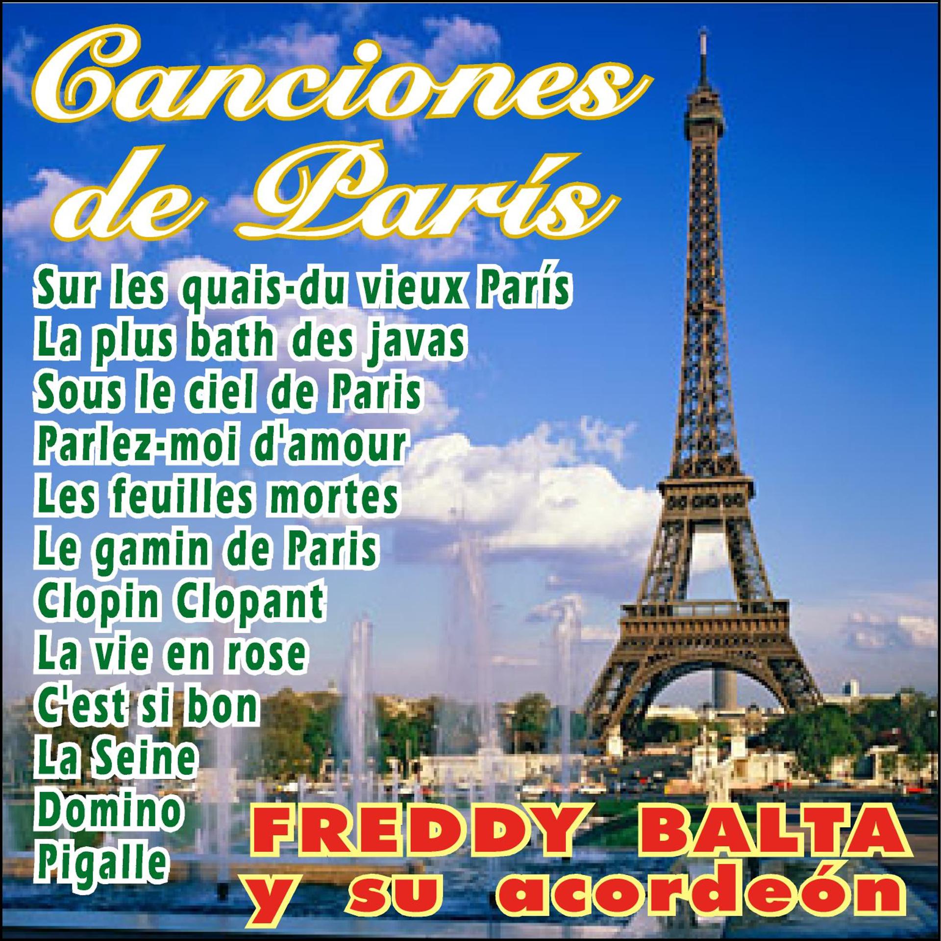 Постер альбома Canciones de Paris