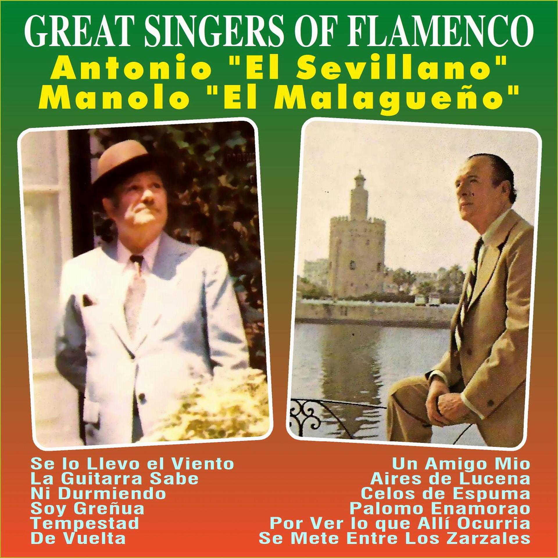 Постер альбома Great Flamenco Singers-Manolo El Malagueño-El Sevillano