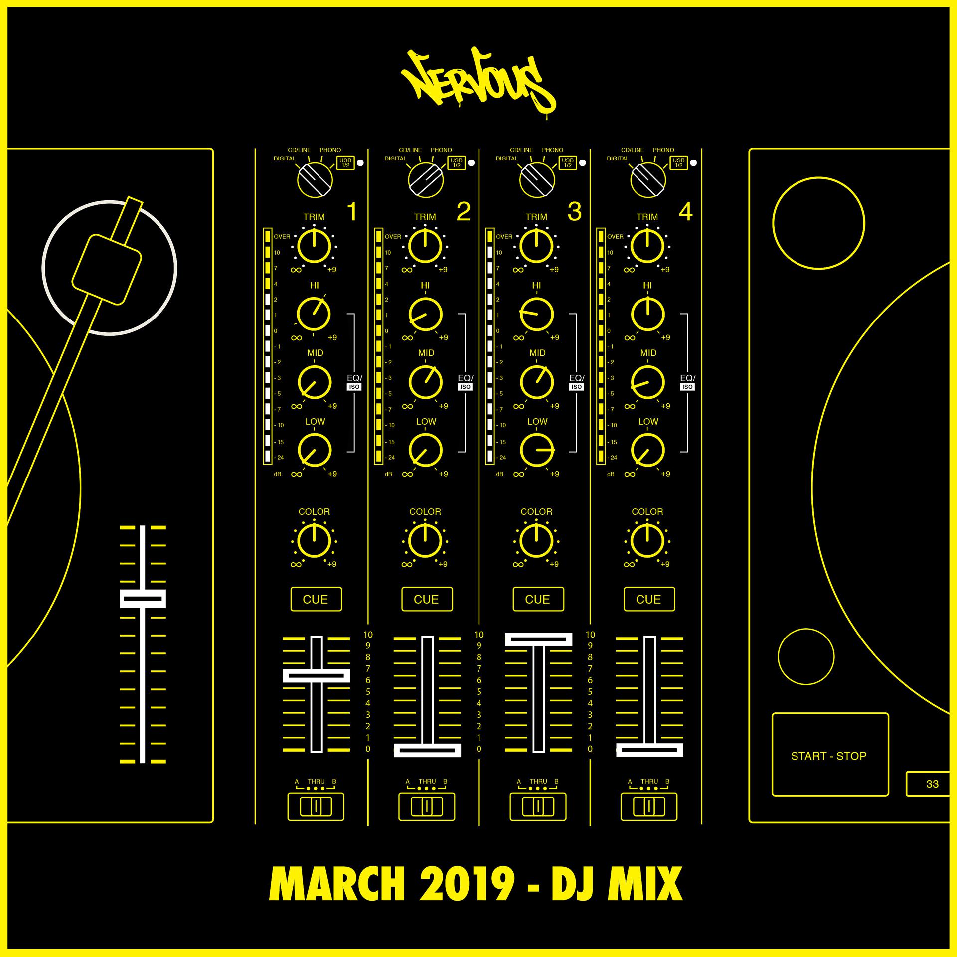 Постер альбома Nervous March 2019: DJ Mix
