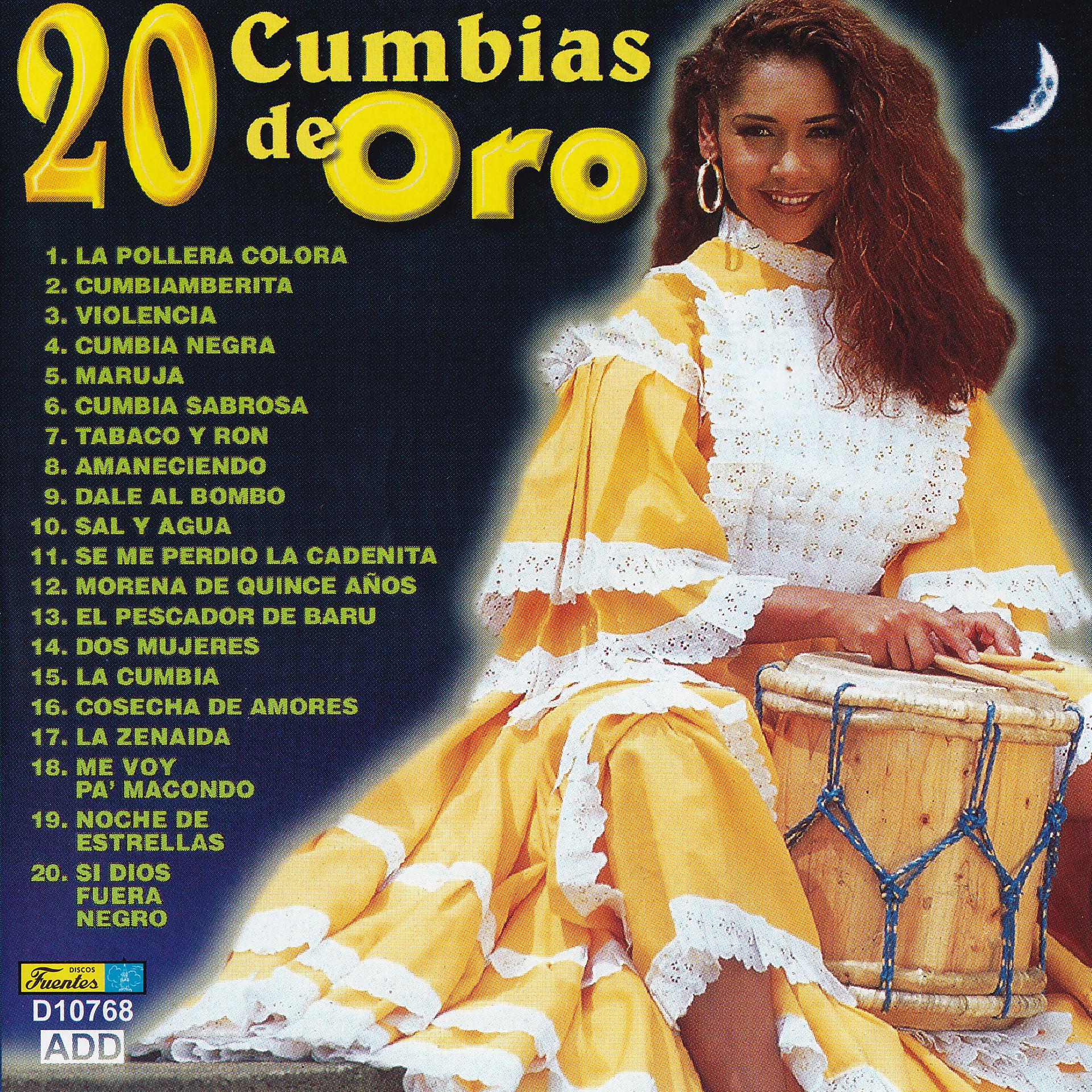 Постер альбома 20 Cumbias de Oro