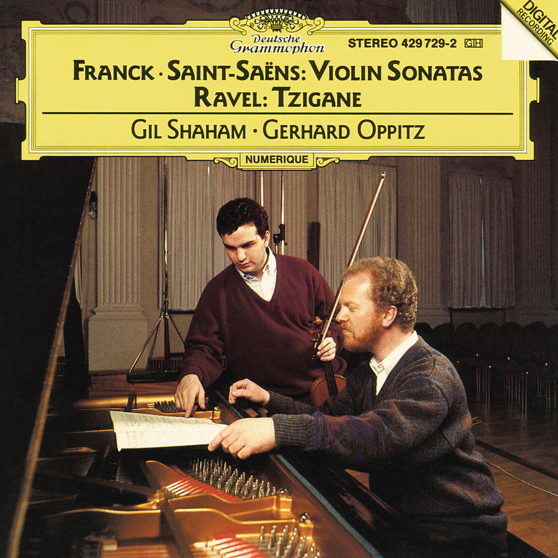 Постер альбома Franck / Saint Saens: Violin Sonatas; Ravel: Tzigane