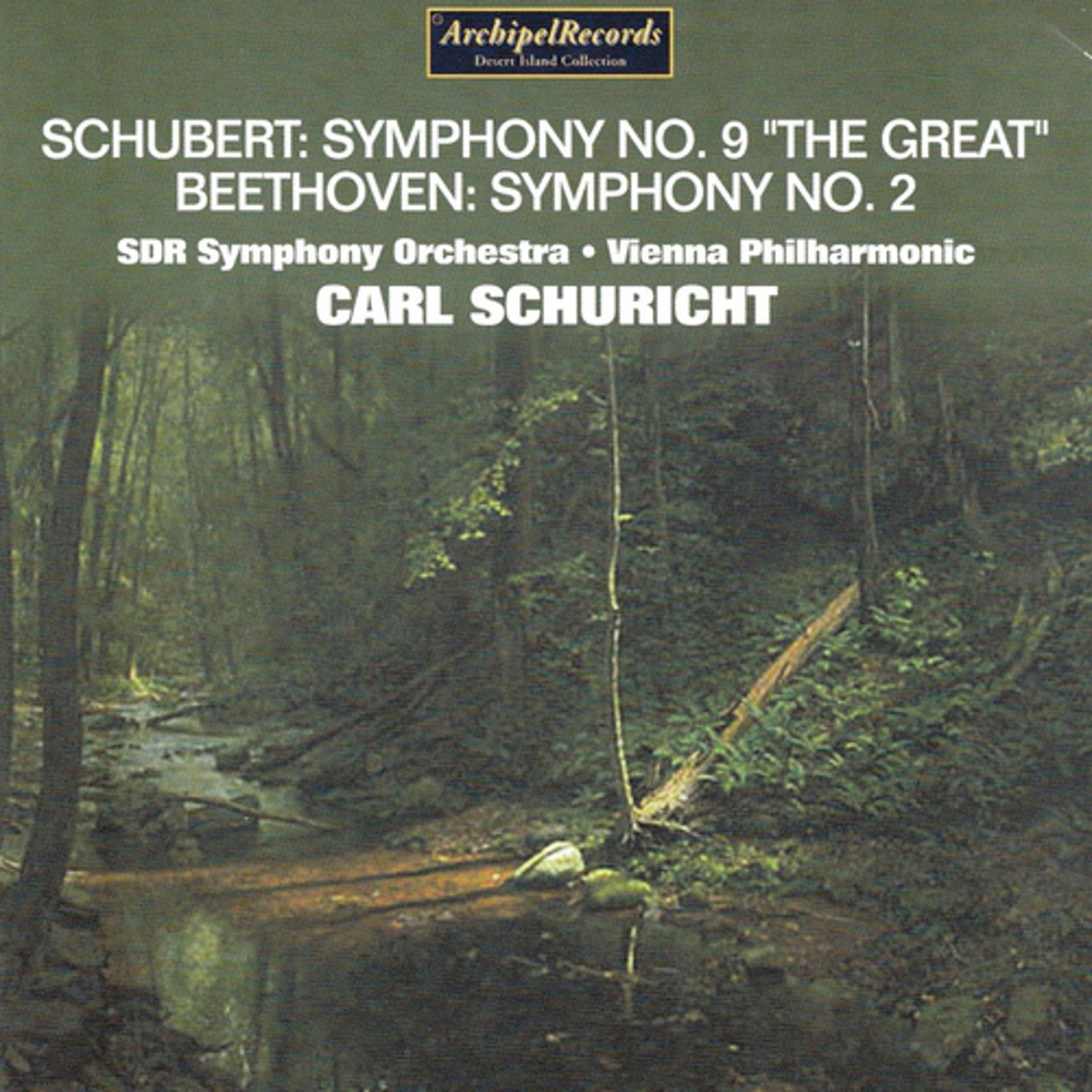 Постер альбома Franz Schubert : Symphony No. 9 "The Great" - Ludwig Van Beethoven : Symphony No. 2