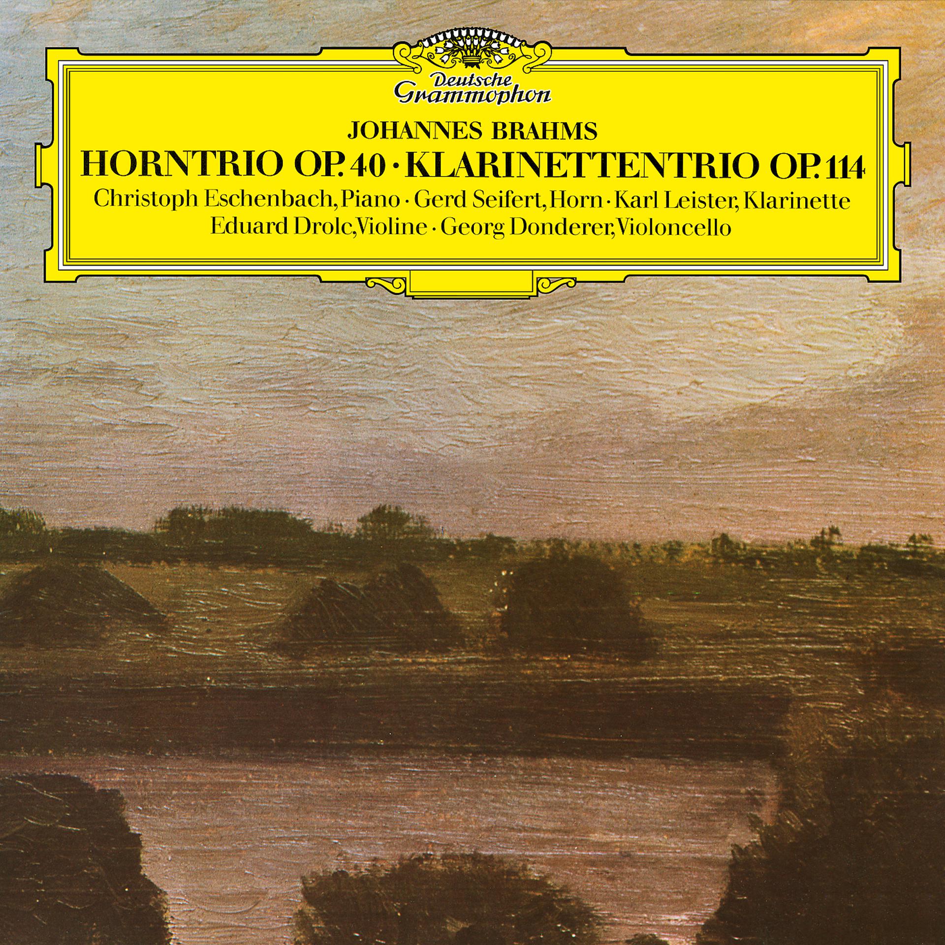 Постер альбома Brahms: Horntrio; Klarinettentrio