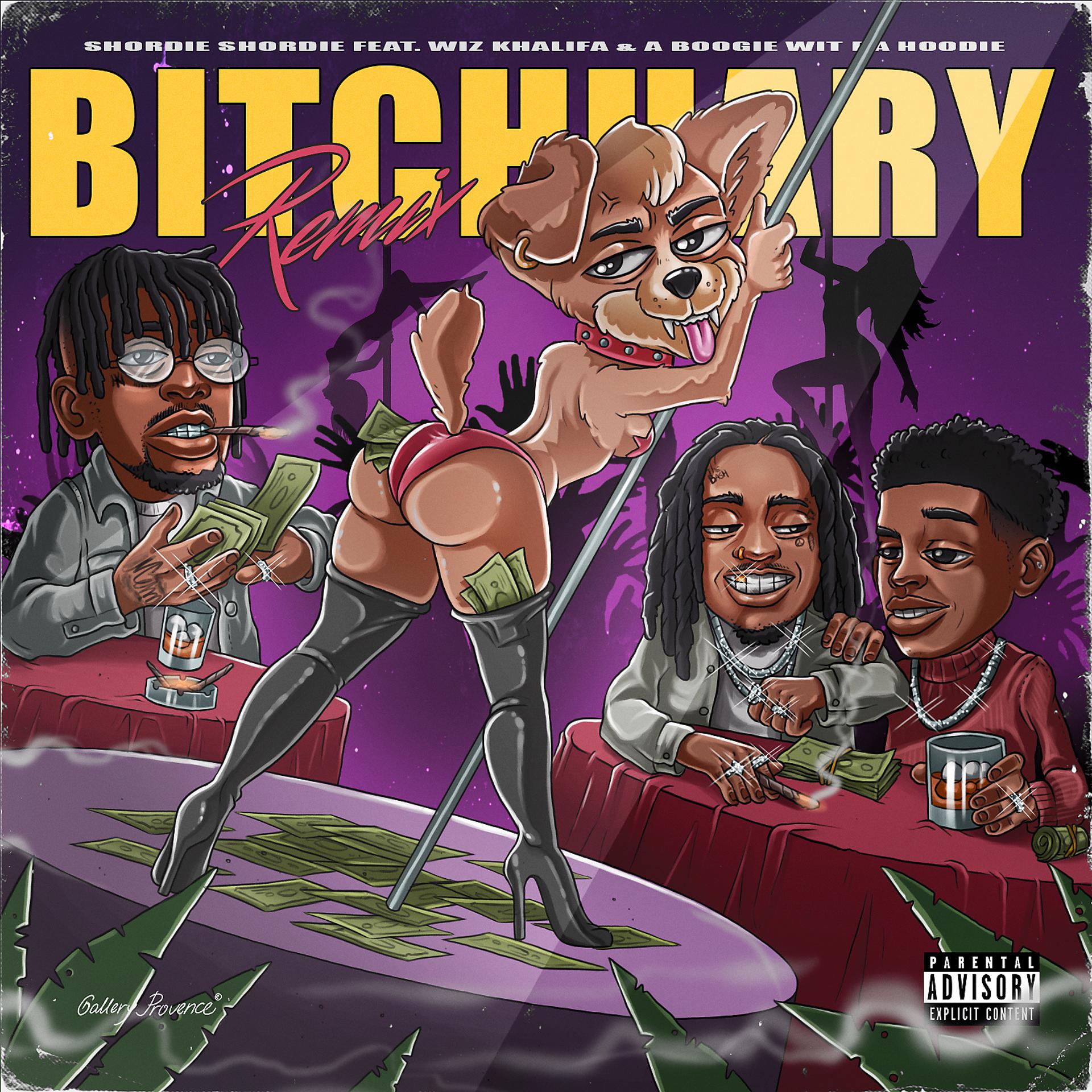 Постер альбома Bitchuary (Remix) [feat. Wiz Khalifa & A Boogie Wit da Hoodie]
