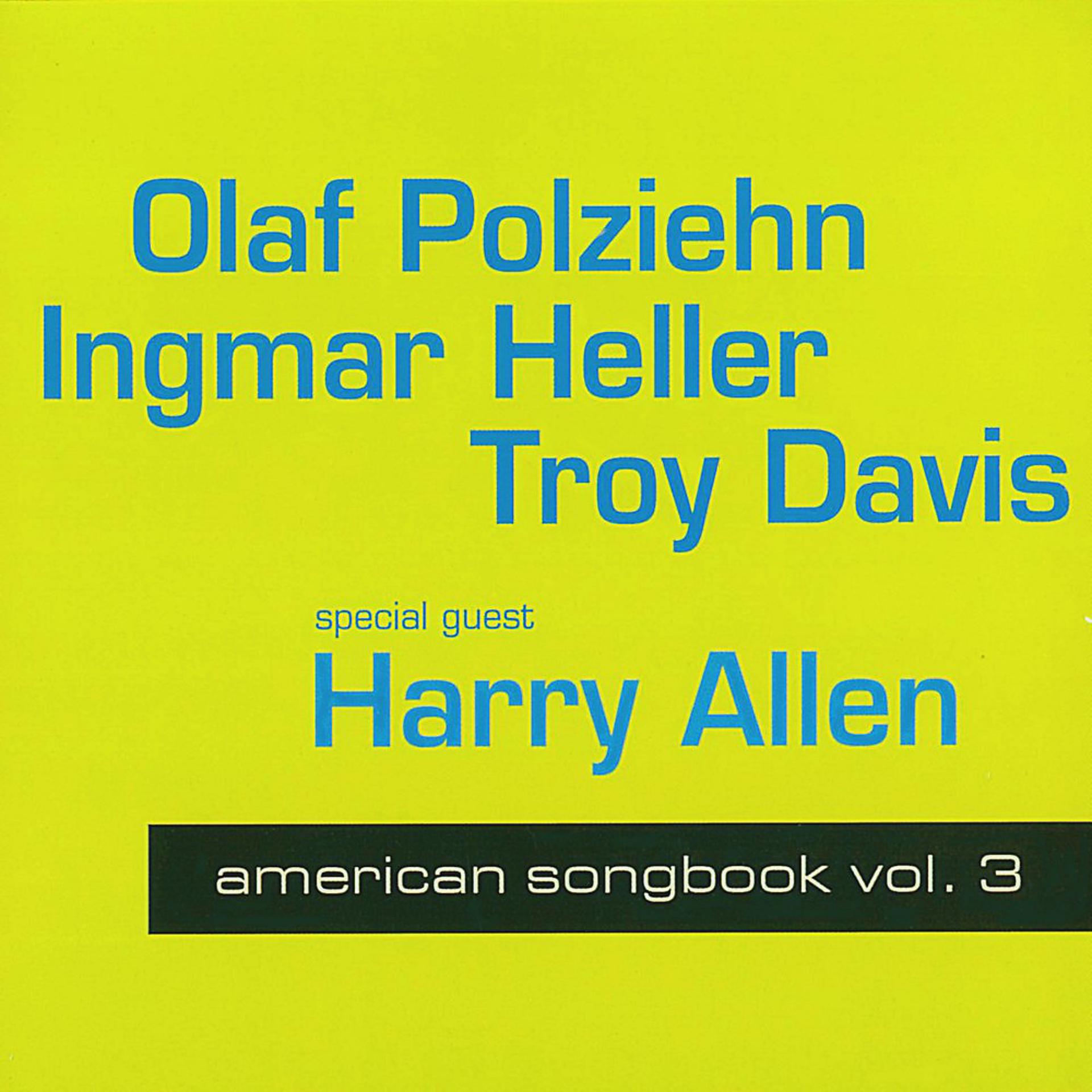 Постер альбома American Songbook, Vol. 3 (Special Guest: Harry Allen)